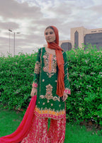 Inaaya Fashion GREEN SAPPHIRE Women 3pcs