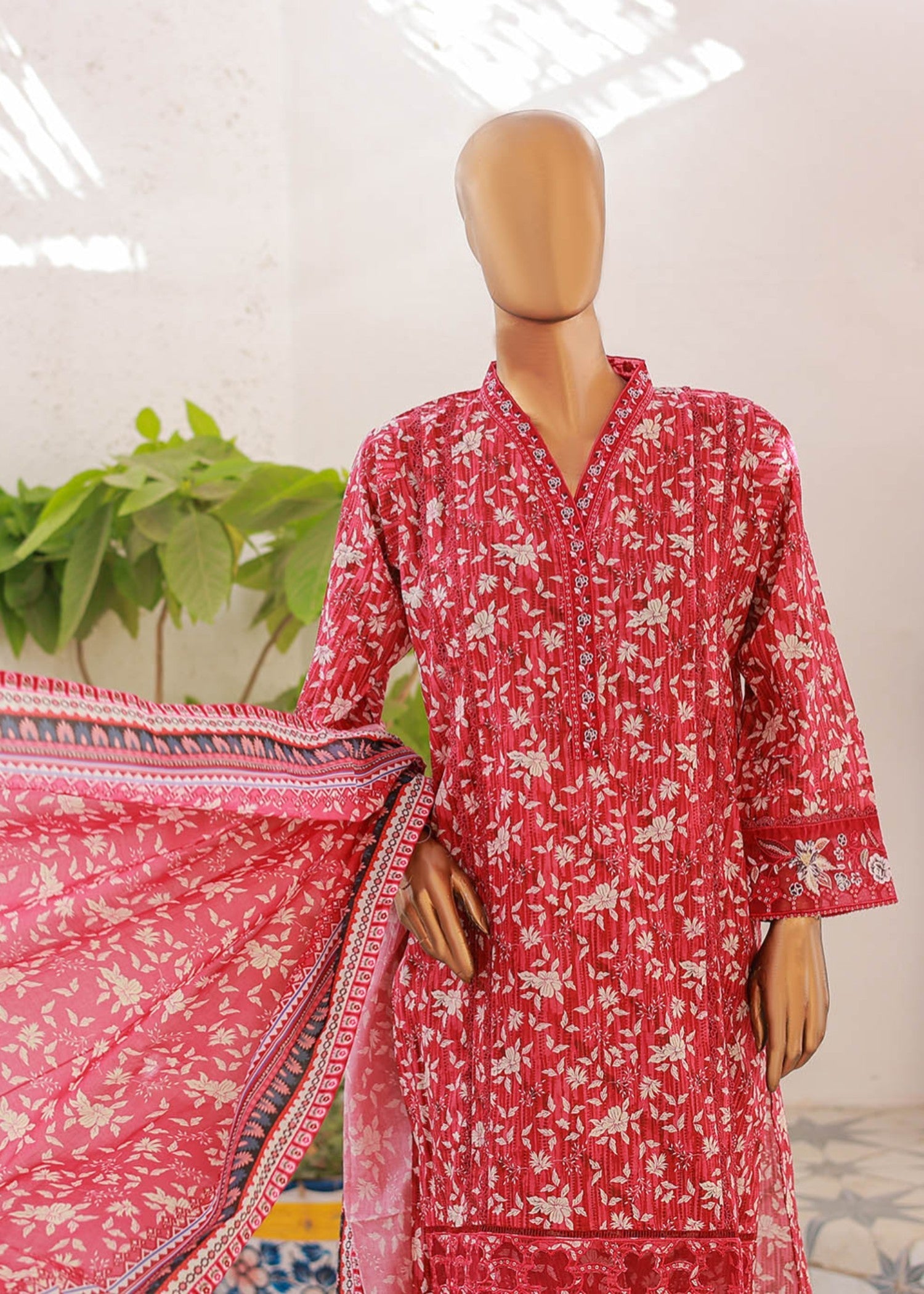 Suntex Fabrics – RUBY Festive Embroidered Women 3pcs