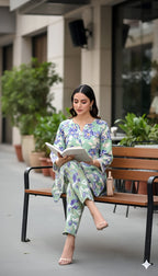 Lakhany Printed Ready to wear Poly Cambric Women 2pcs