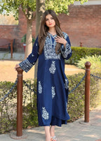 Sajfi Closet Iris Embroidered Stitched Suit for Women Women 2pcs