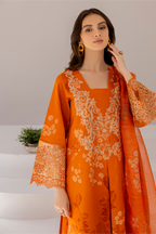 Esra Embroidered Silk lawn DT 23 08 Women 3pcs