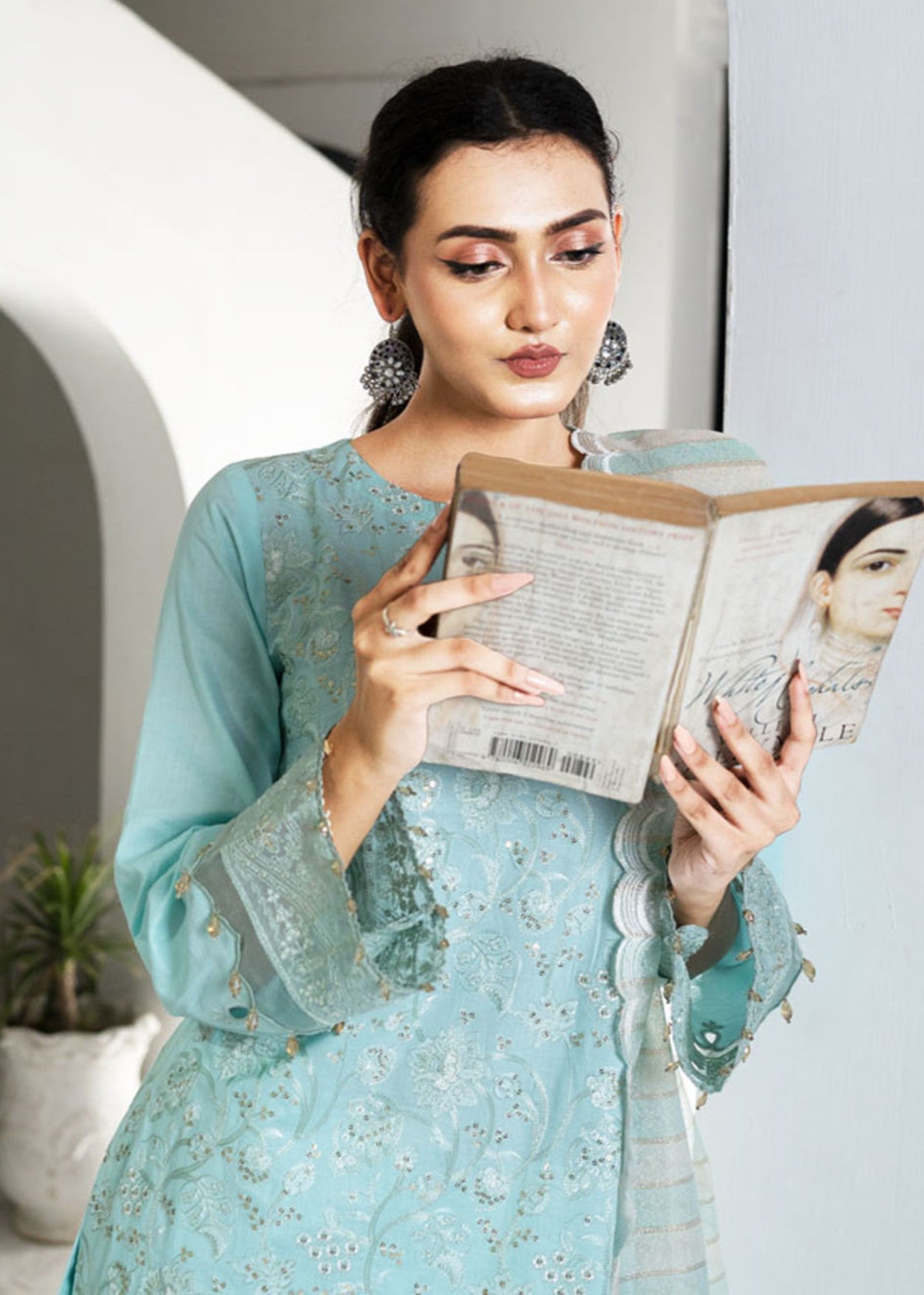 Libaas By Umairnawaz LN 07 AQUA Women 3pcs