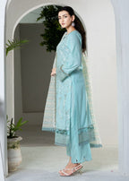 Libaas By Umairnawaz LN 07 AQUA Women 3pcs