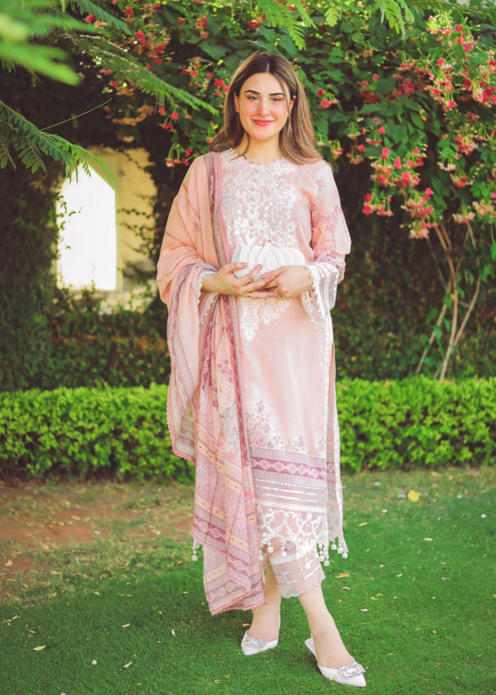 Libaas By Umairnawaz D# 06 Peach Puff Women 3pcs