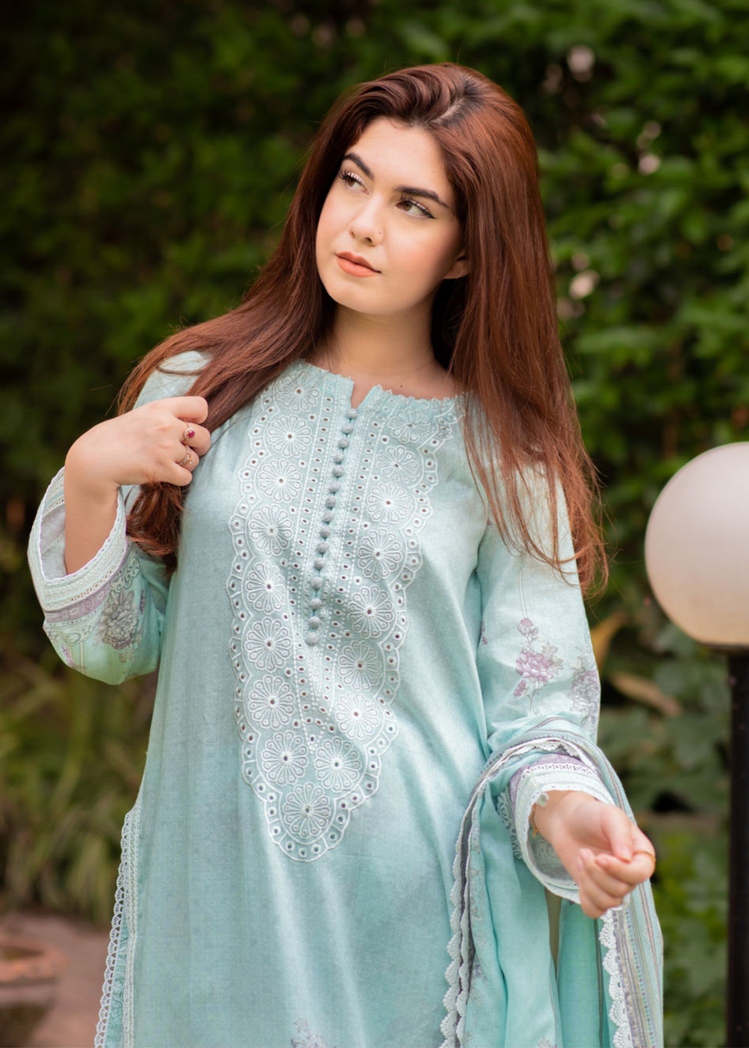 Libaas By Umairnawaz D# 05 Aqua Women 3pcs