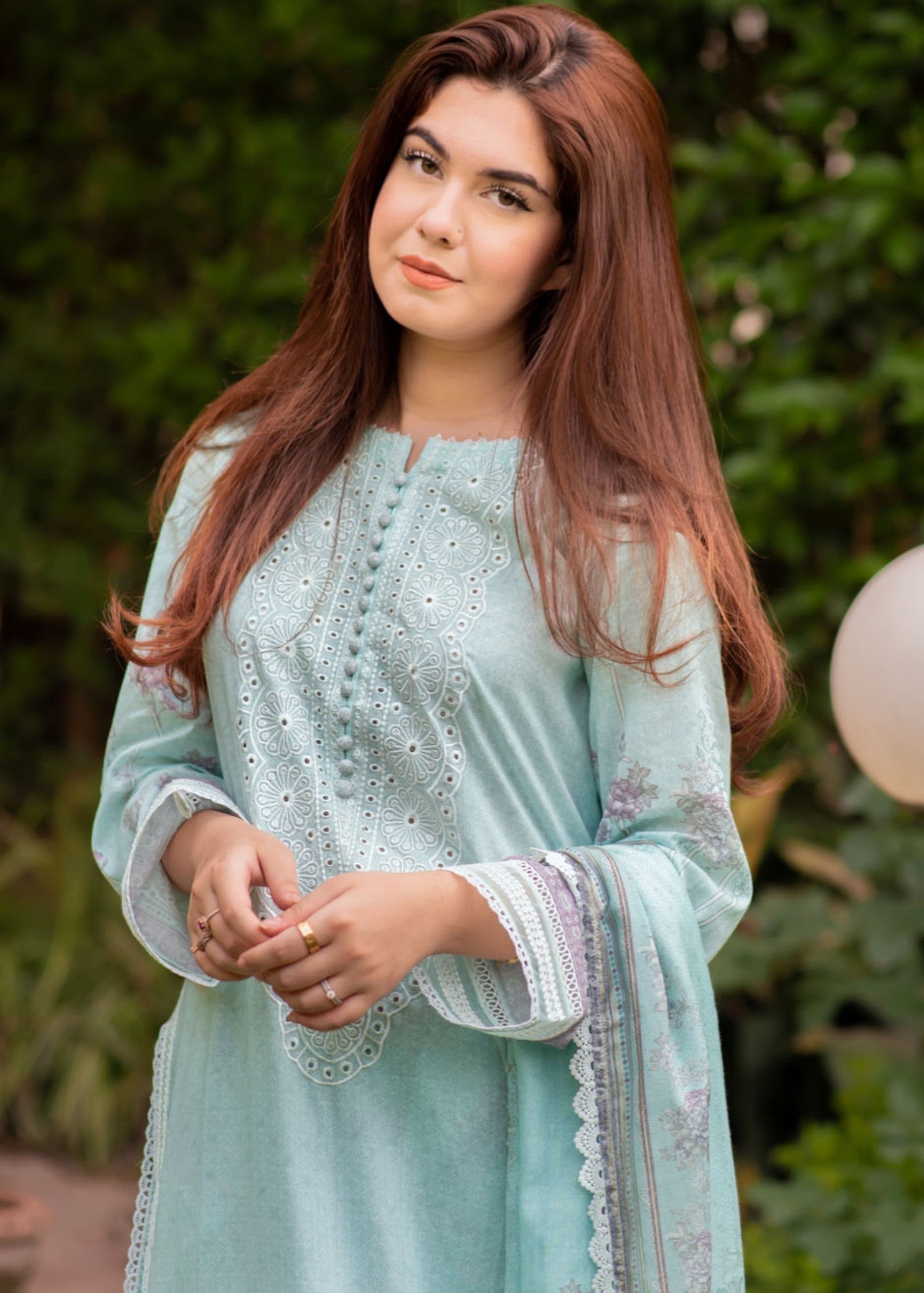 Libaas By Umairnawaz D# 05 Aqua Women 3pcs