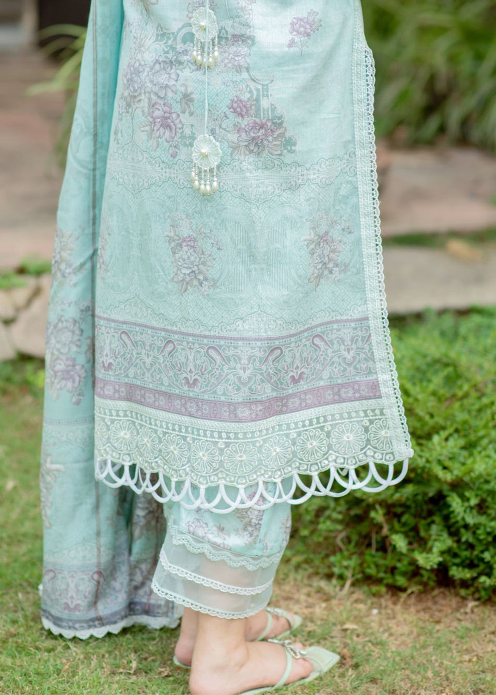 Libaas By Umairnawaz D# 05 Aqua Women 3pcs
