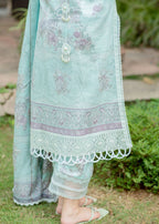 Libaas By Umairnawaz D# 05 Aqua Women 3pcs