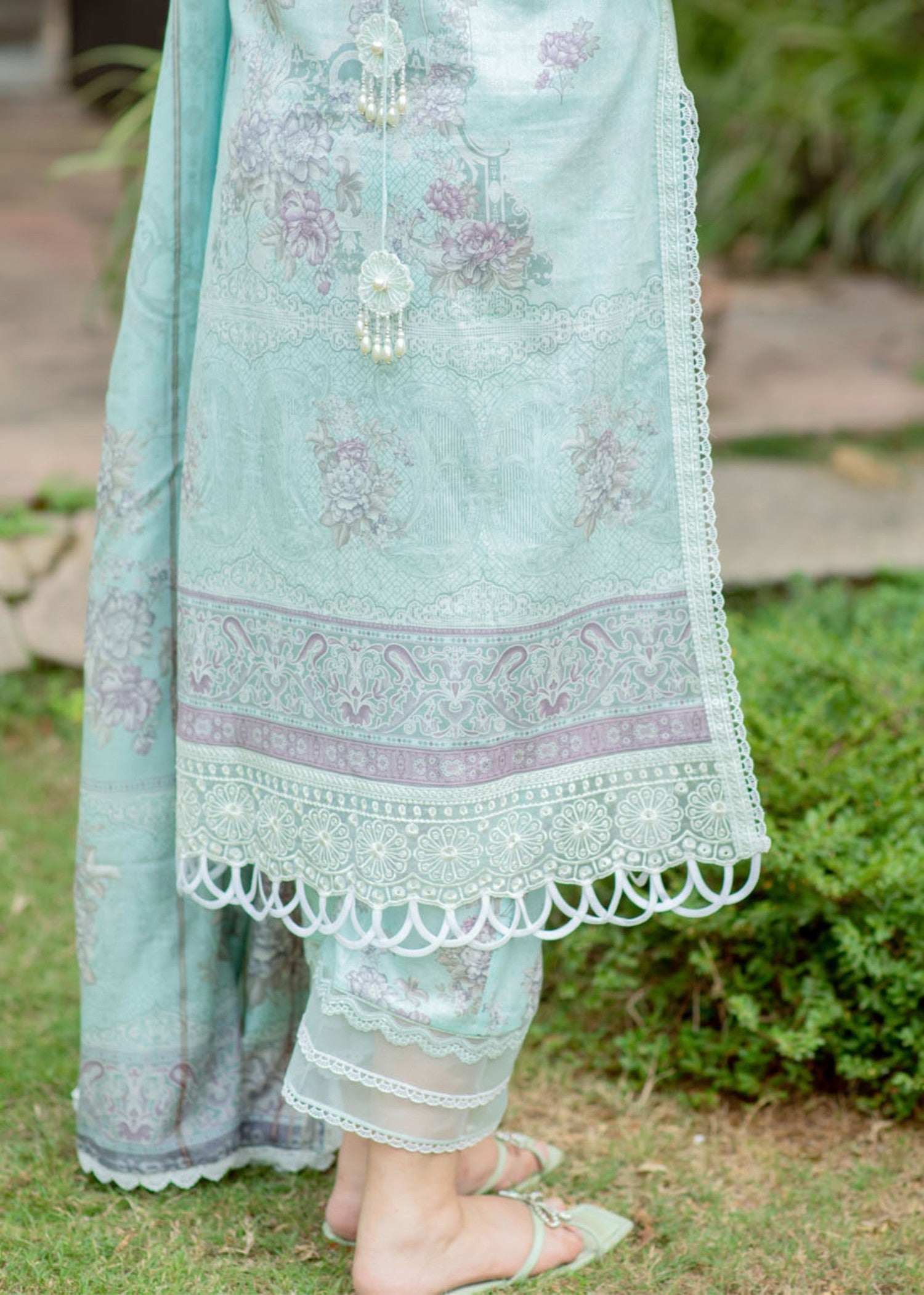 Libaas By Umairnawaz D# 05 Aqua Women 3pcs