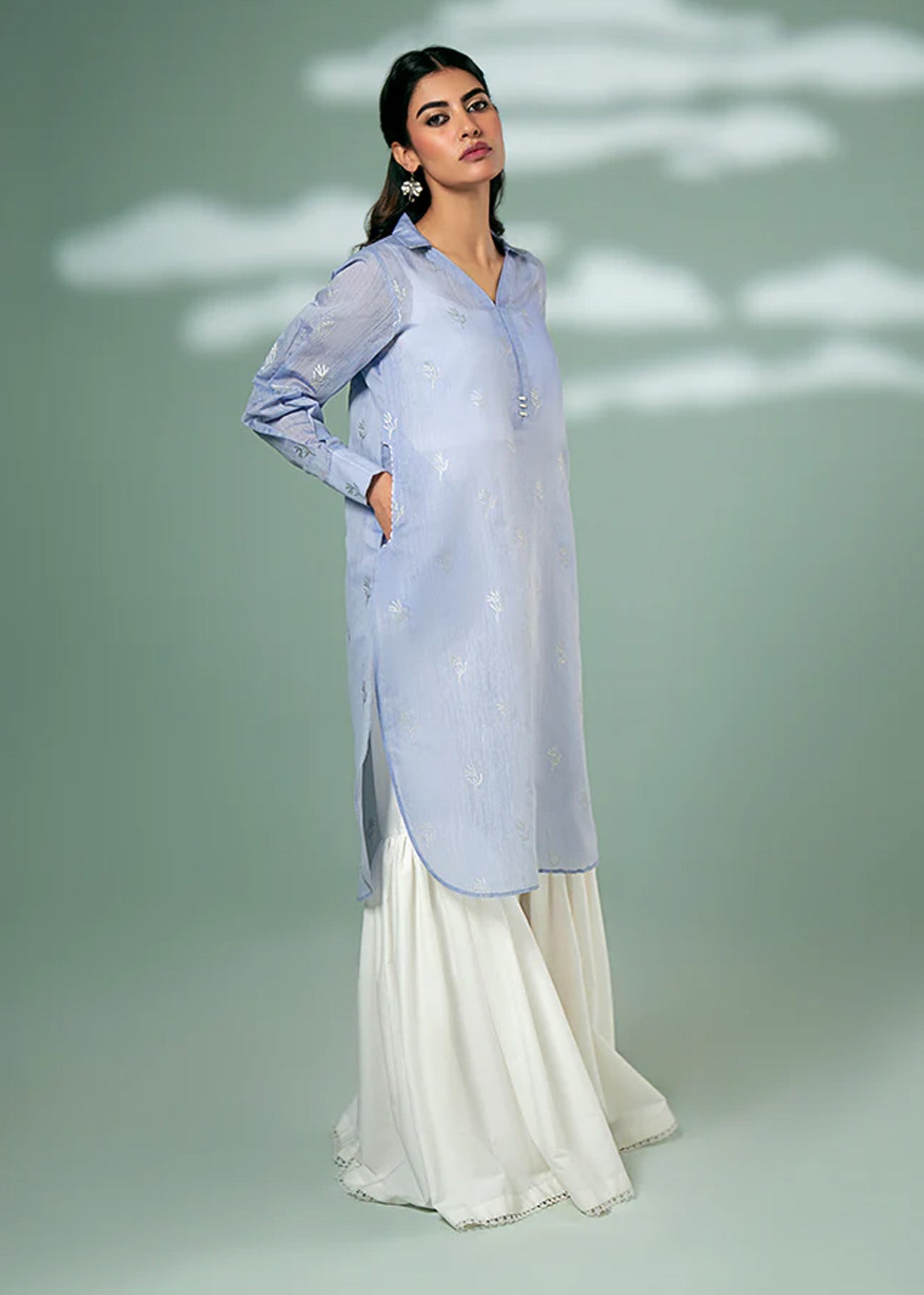 Fozia Khalid Gharara Women 1pcs
