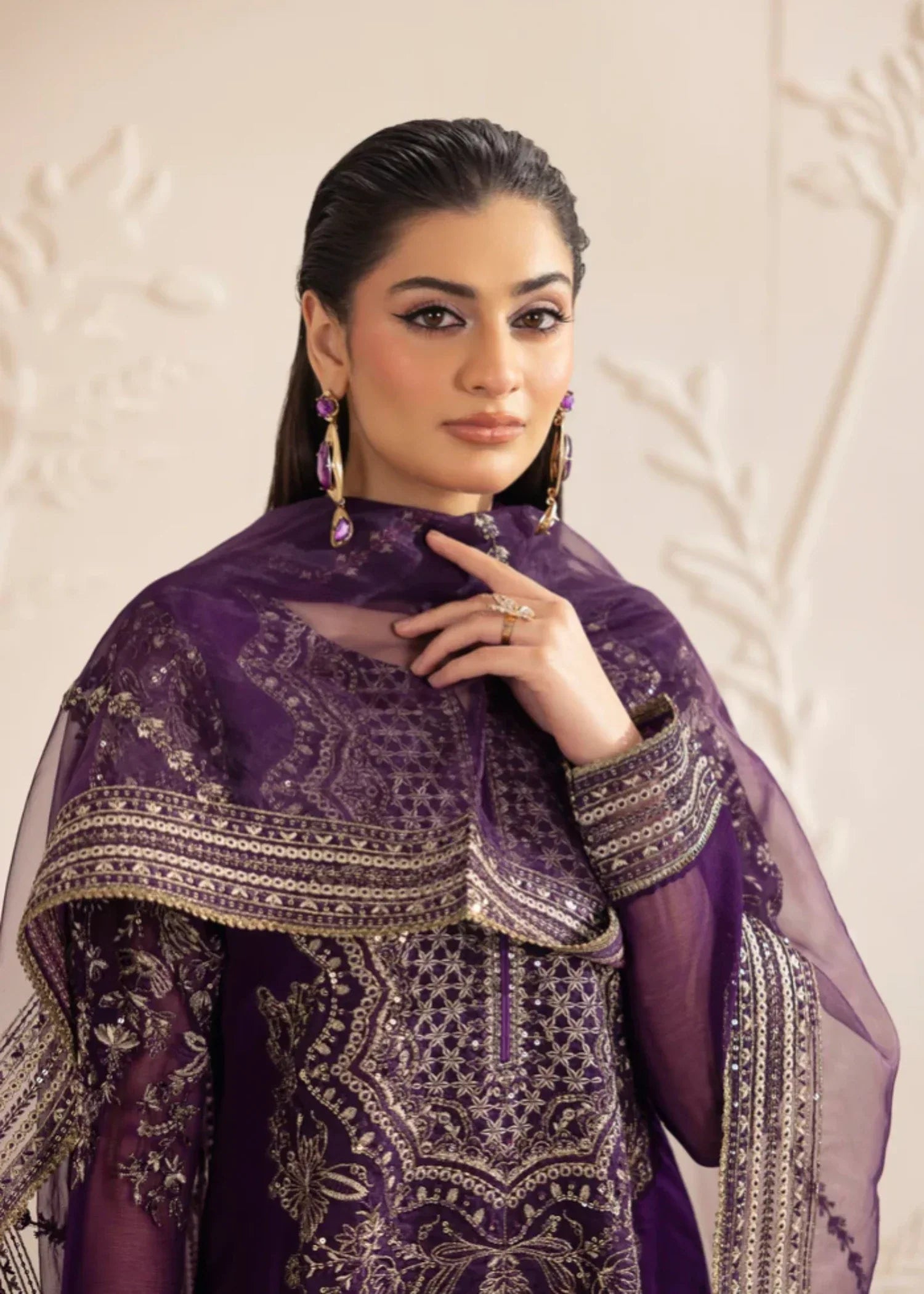Mohagni MGG 102 CHIFFON STITCHED Women 3pcs