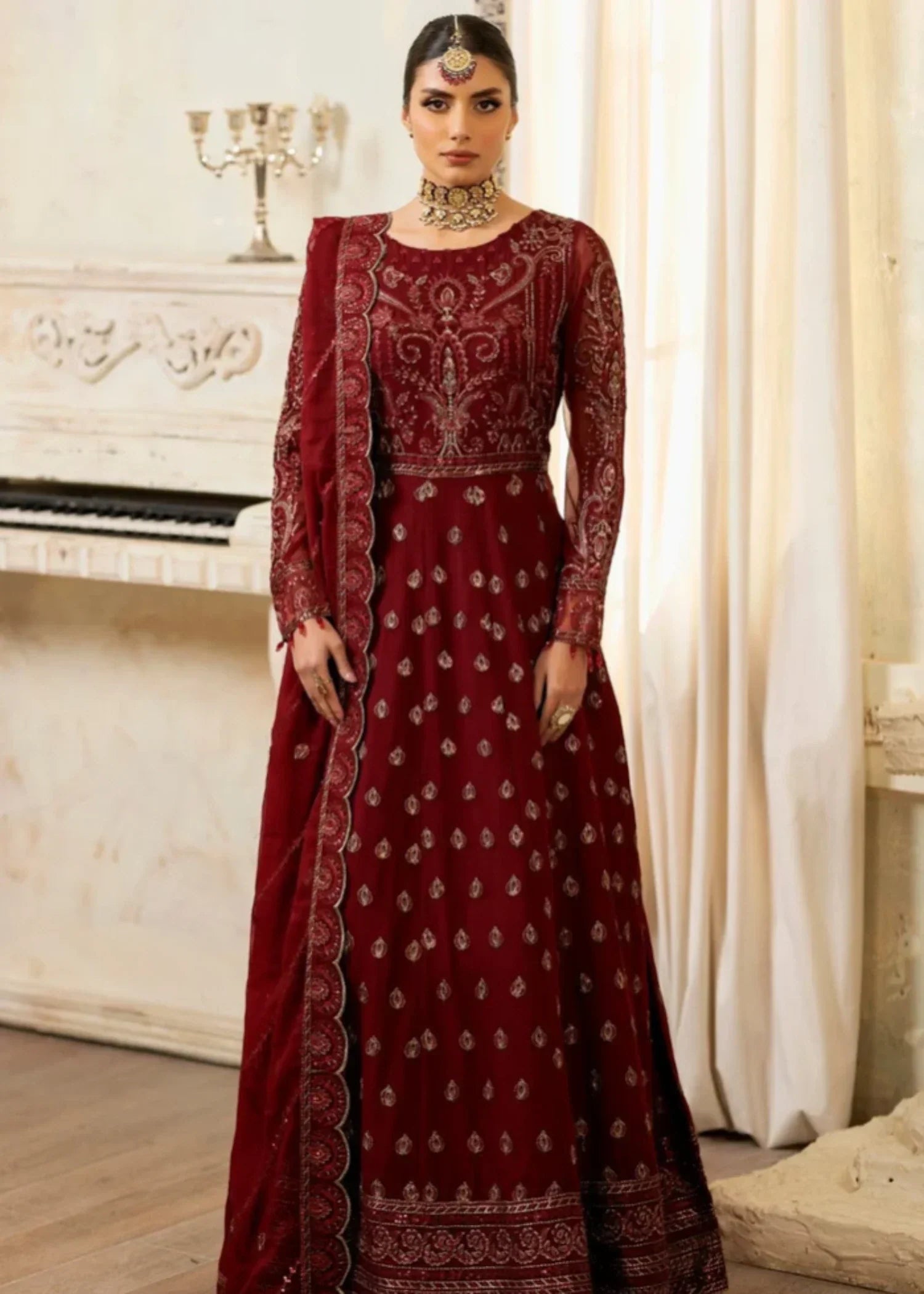 Mohagni ROSETTE MGL 05 CHIFFON stitched Women 2pcs