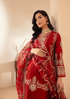 Mohagni MGS 28 RAW SILK STITCHED/UNSTITCHED Women 3pcs
