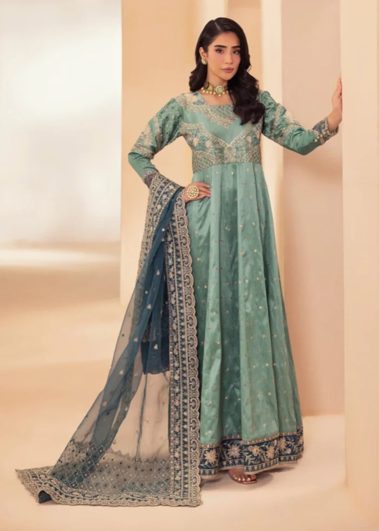 Mohagni MGS 30 RAW SILK STITCHED Women 2pcs