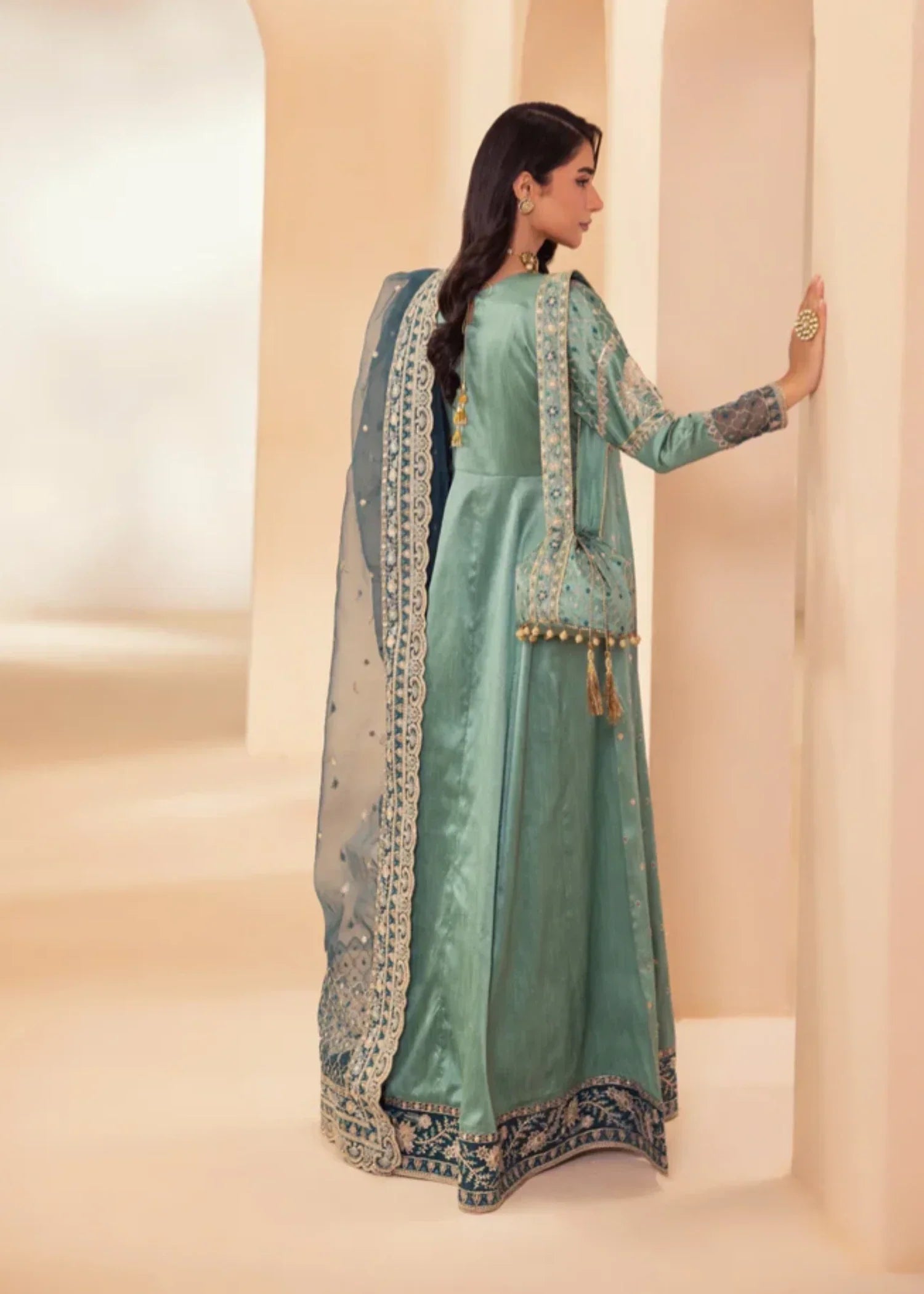 Mohagni MGS 30 RAW SILK STITCHED Women 2pcs