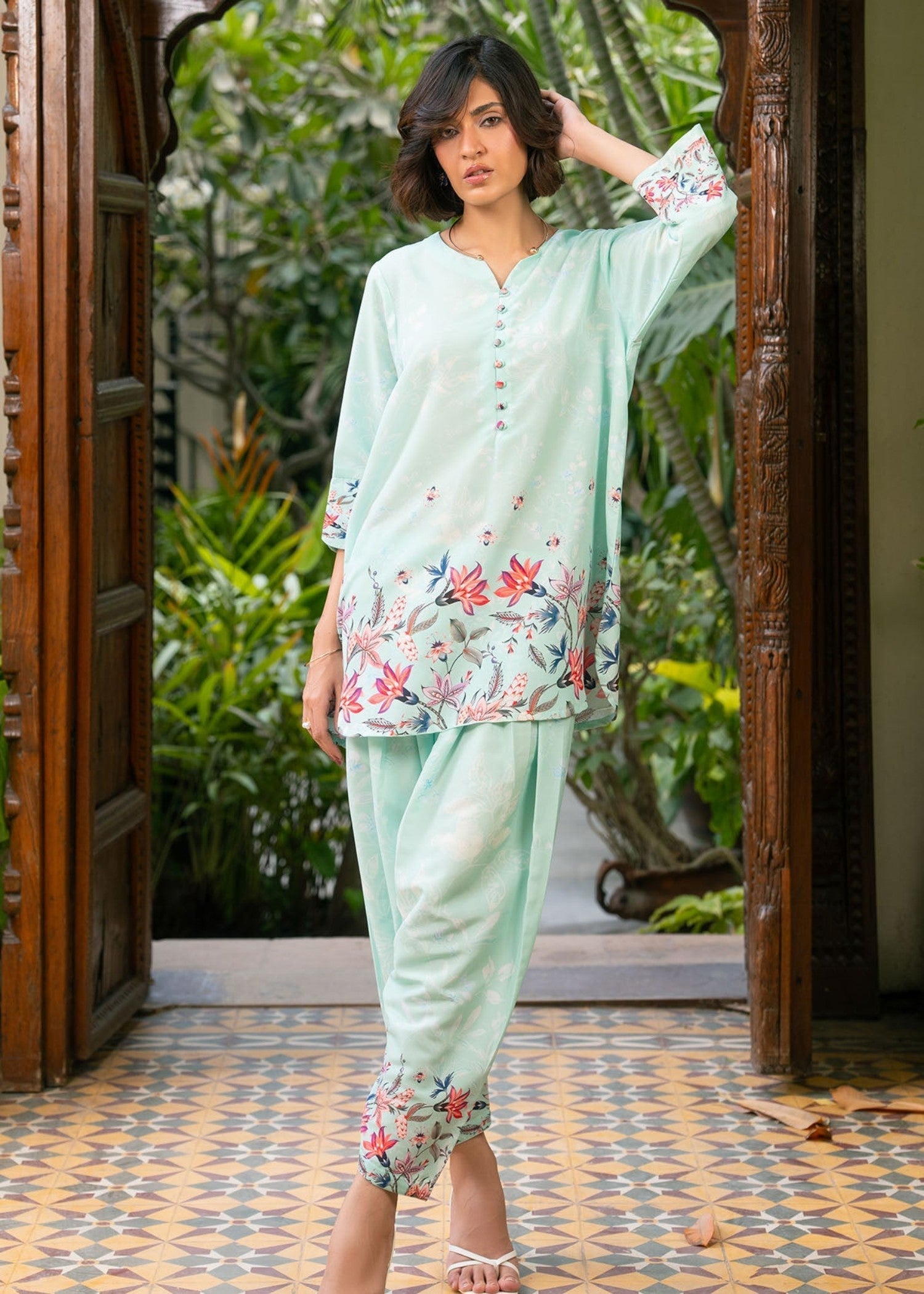 Nairah Mint Bliss Women 2pcs