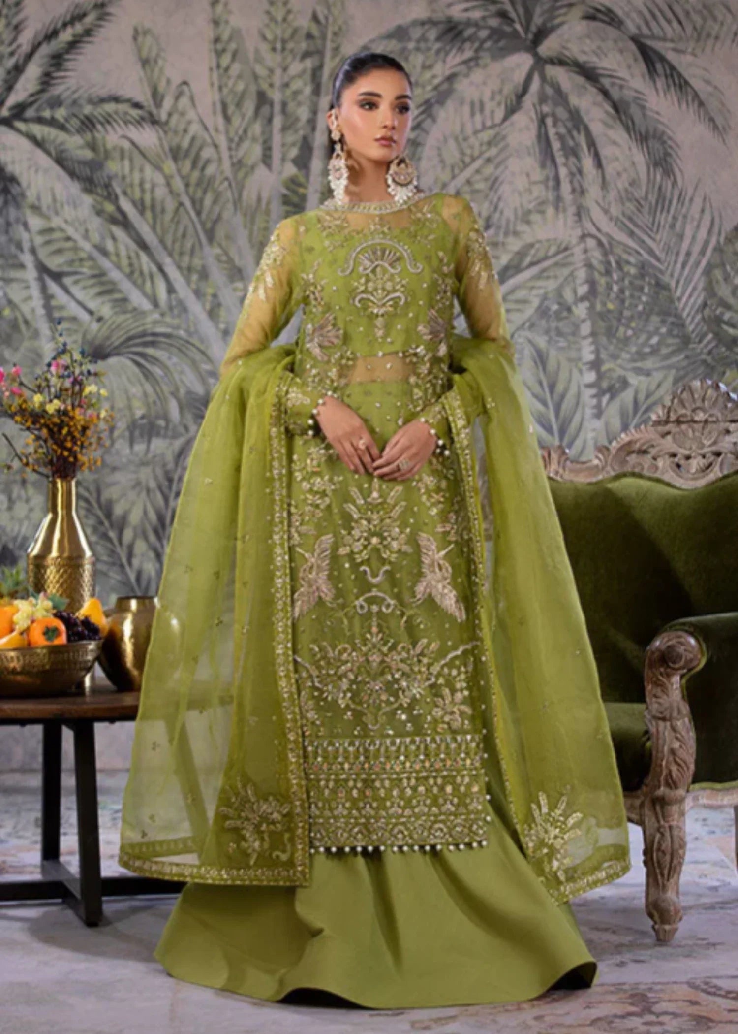 Amber Imran Official OLIVE GRACE | Luxury Formals Women 3pcs