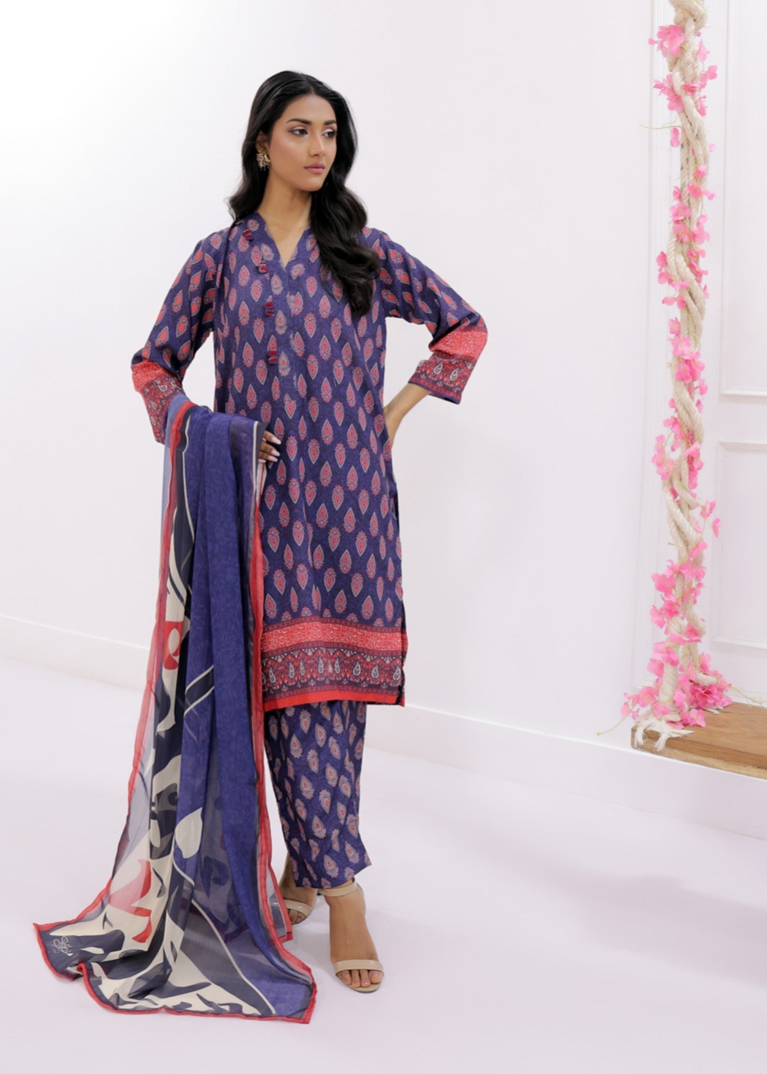 Tng (The Next Generation) Khuaab | Stitched | | Blue Women 3pcs