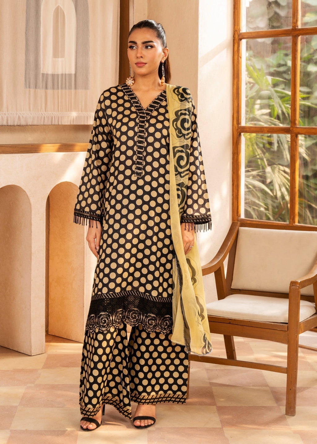 Polawn PD LAWN 25 401 B | PRET LAWN COLLECTION Women 3pcs