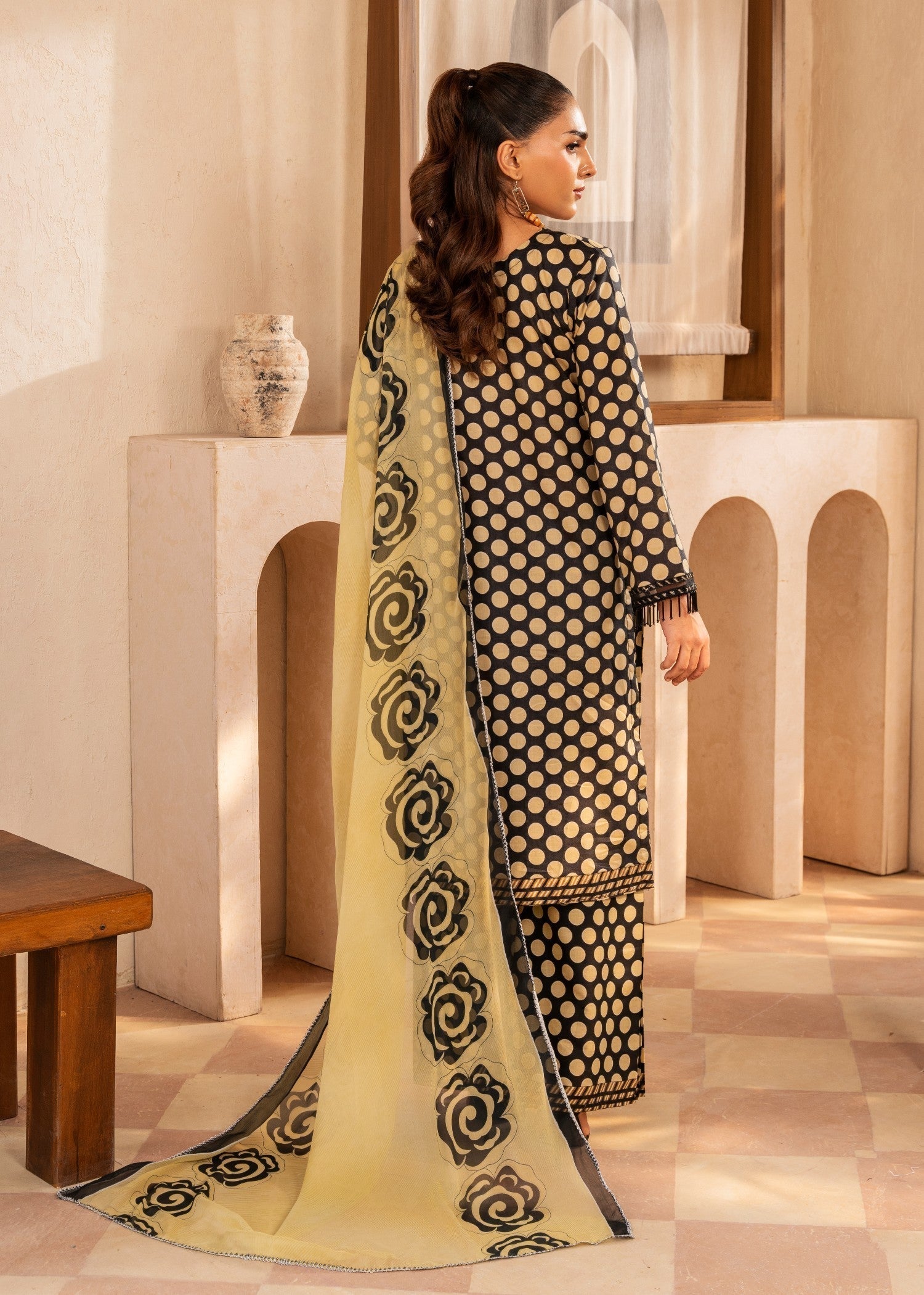 Polawn PD LAWN 25 401 B | PRET LAWN COLLECTION Women 3pcs