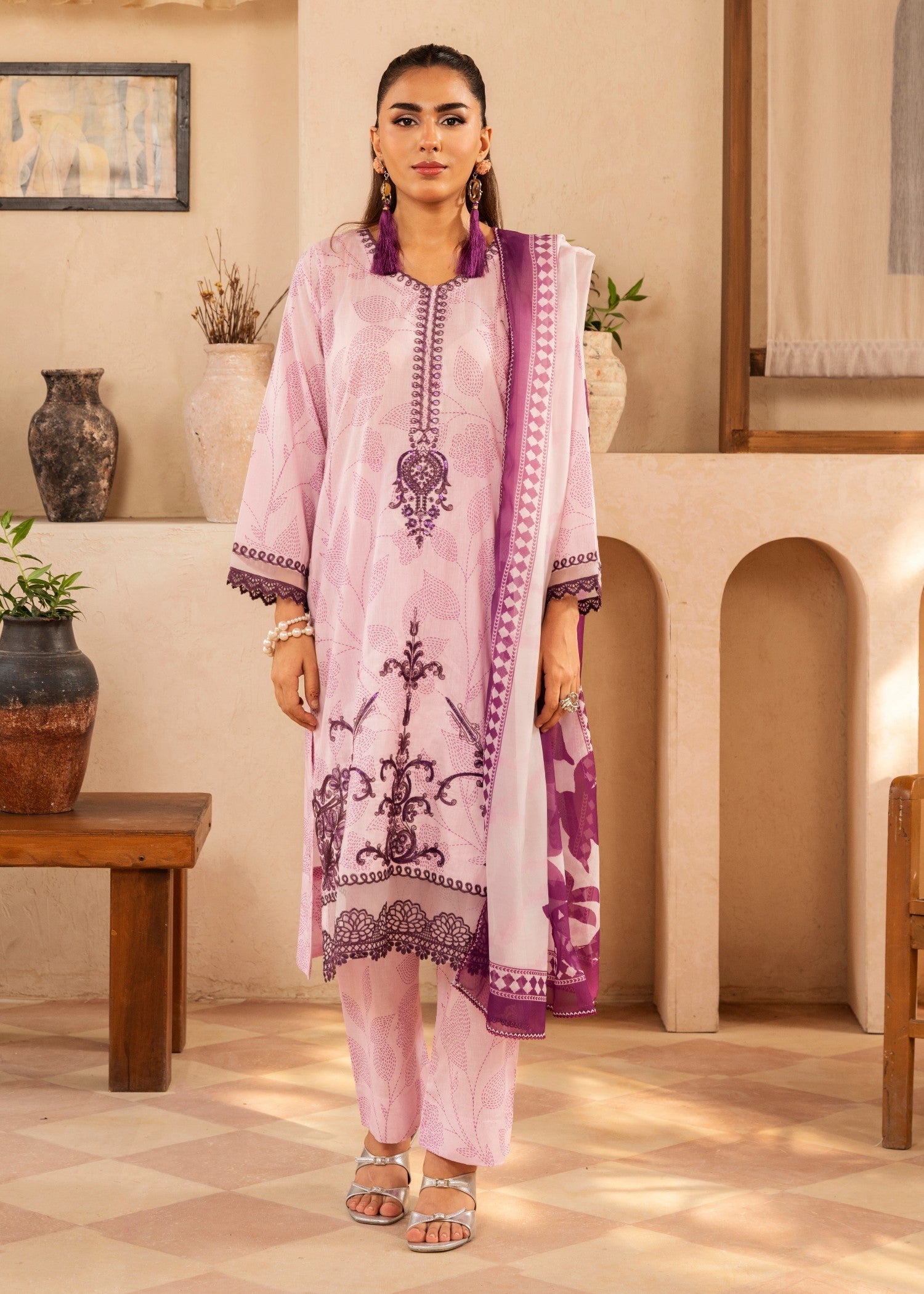 Polawn PD LAWN 25 402 A | PRET LAWN COLLECTION Women 3pcs