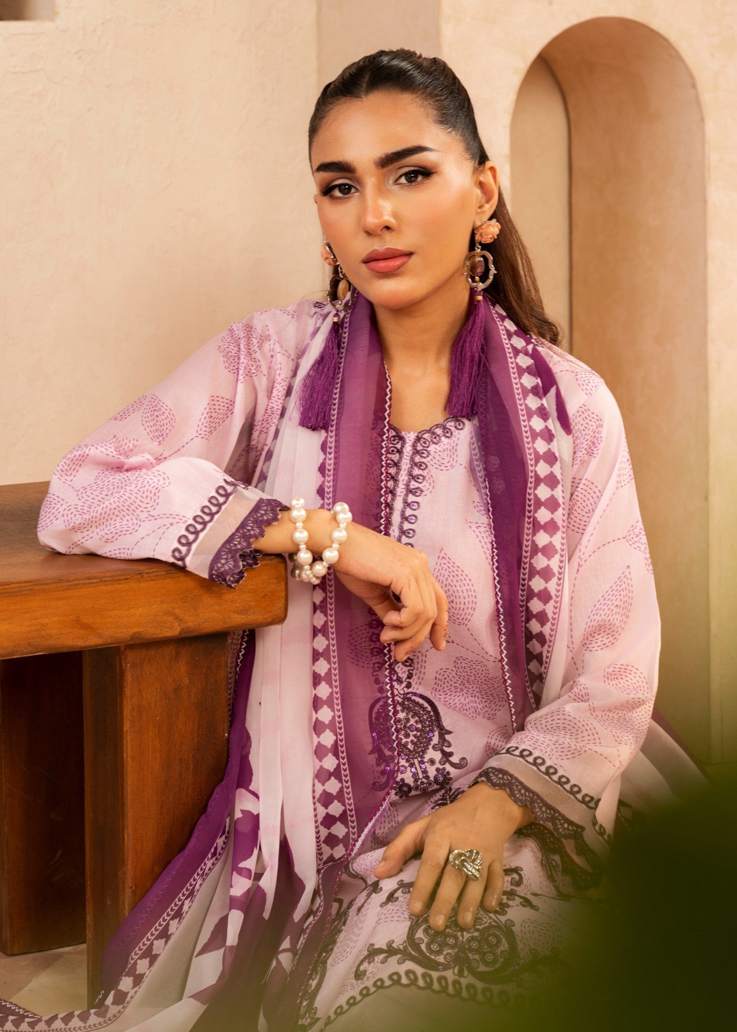 Polawn PD LAWN 25 402 A | PRET LAWN COLLECTION Women 3pcs