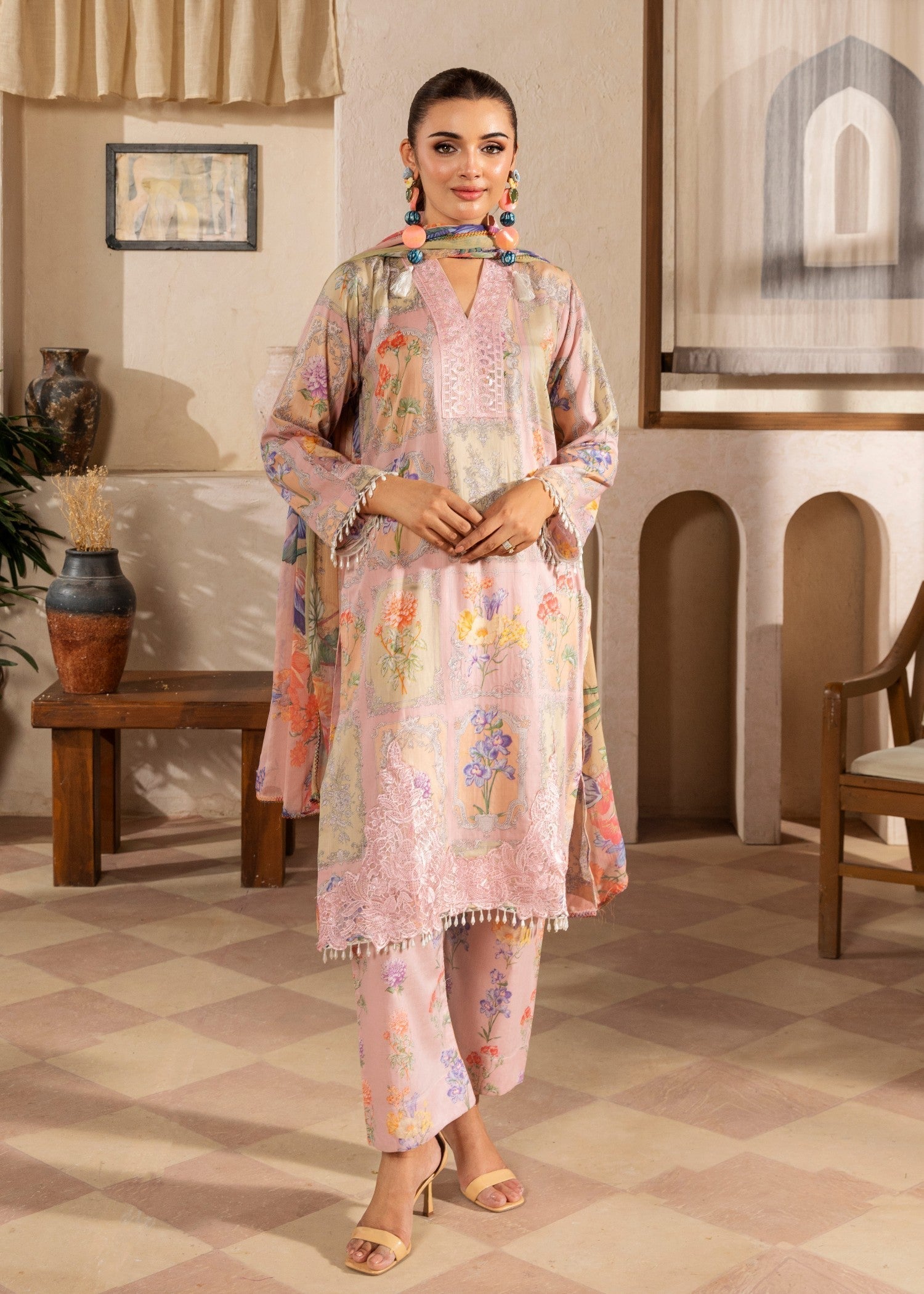 Polawn PD LAWN 25 403 A | PRET LAWN COLLECTION Women 3pcs