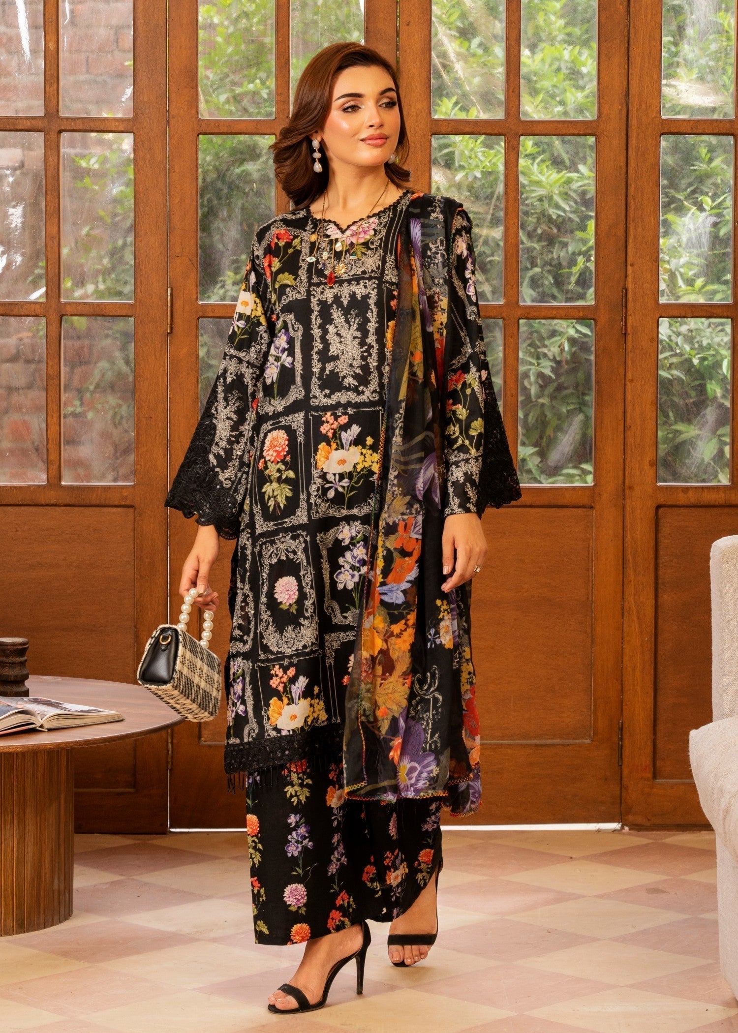 Polawn PD LAWN 25 403 B | PRET LAWN COLLECTION Women 3pcs