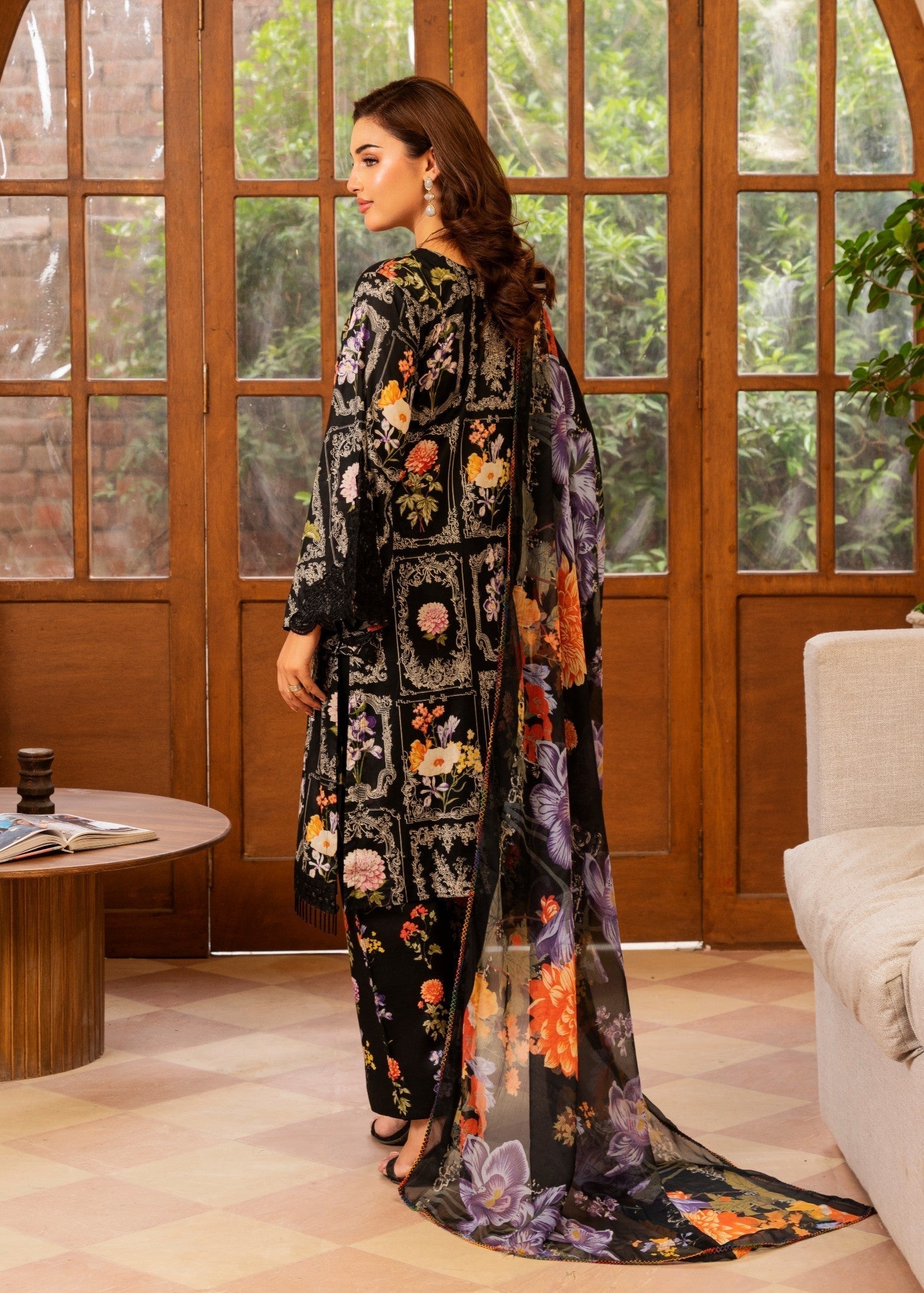 Polawn PD LAWN 25 403 B | PRET LAWN COLLECTION Women 3pcs