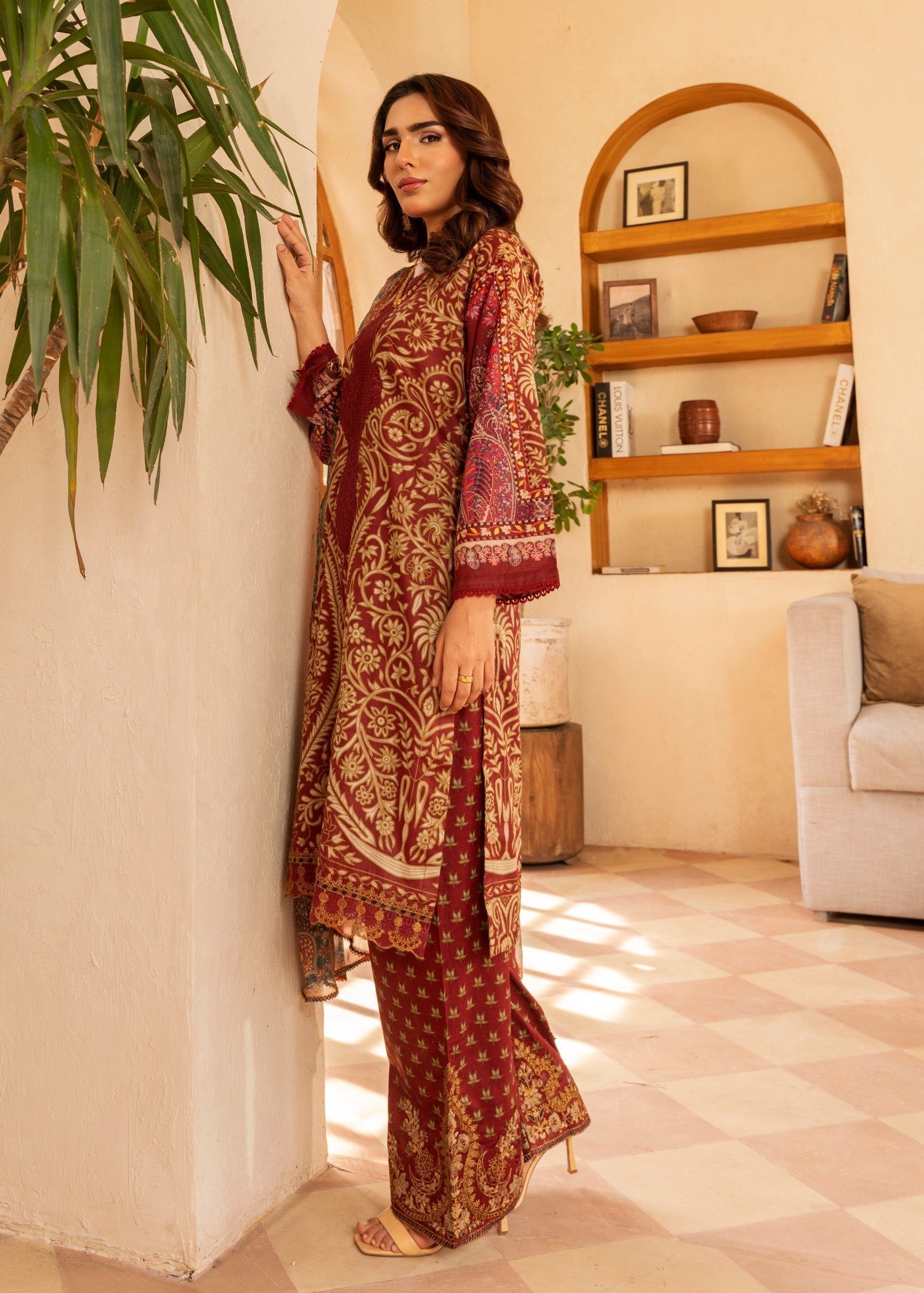 Polawn PD LAWN 25 404 A | PRET LAWN COLLECTION Women 3pcs