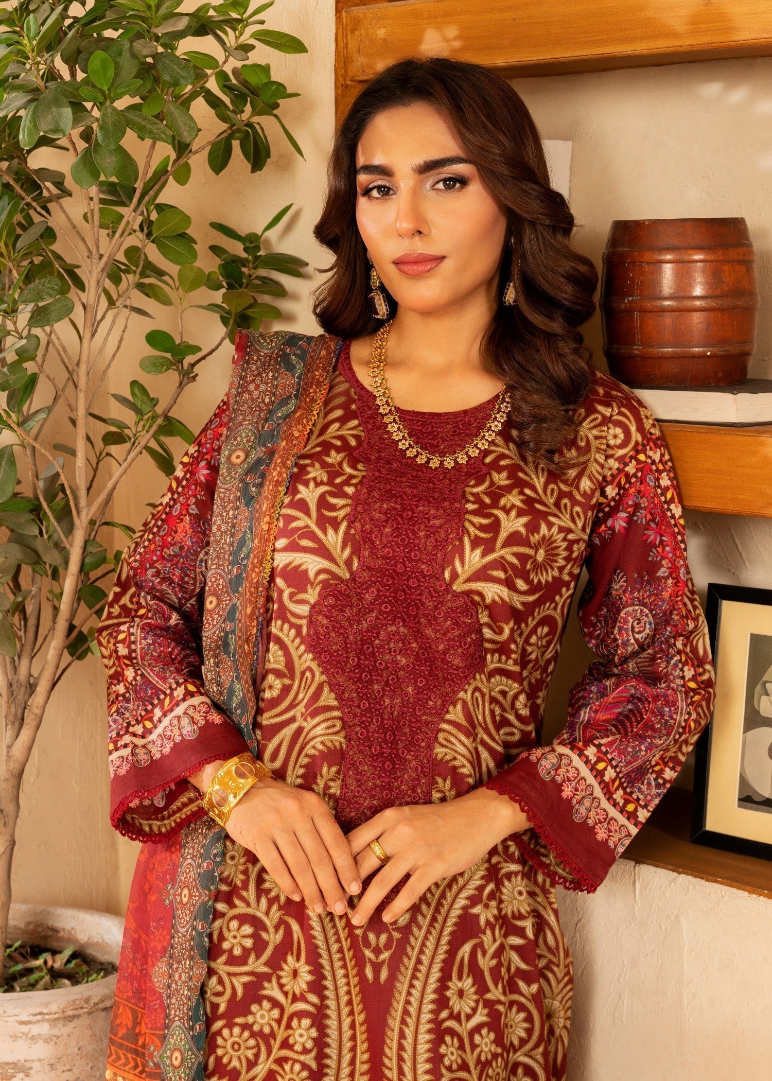 Polawn PD LAWN 25 404 A | PRET LAWN COLLECTION Women 3pcs