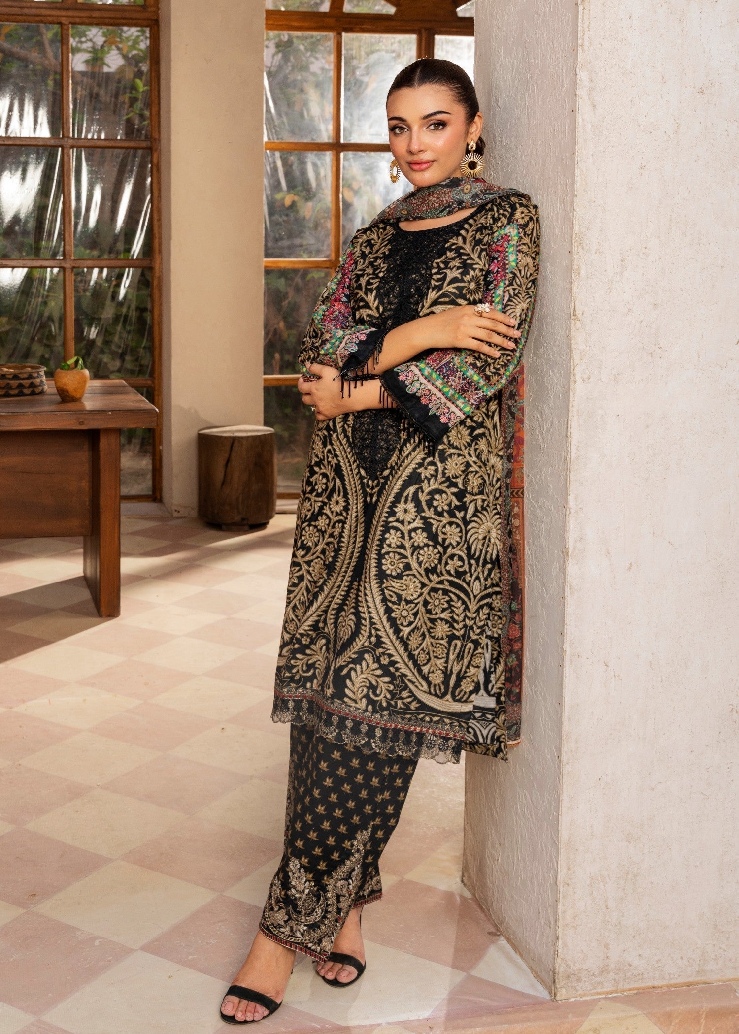 Polawn PD LAWN 25 404 B | PRET LAWN COLLECTION Women 3pcs