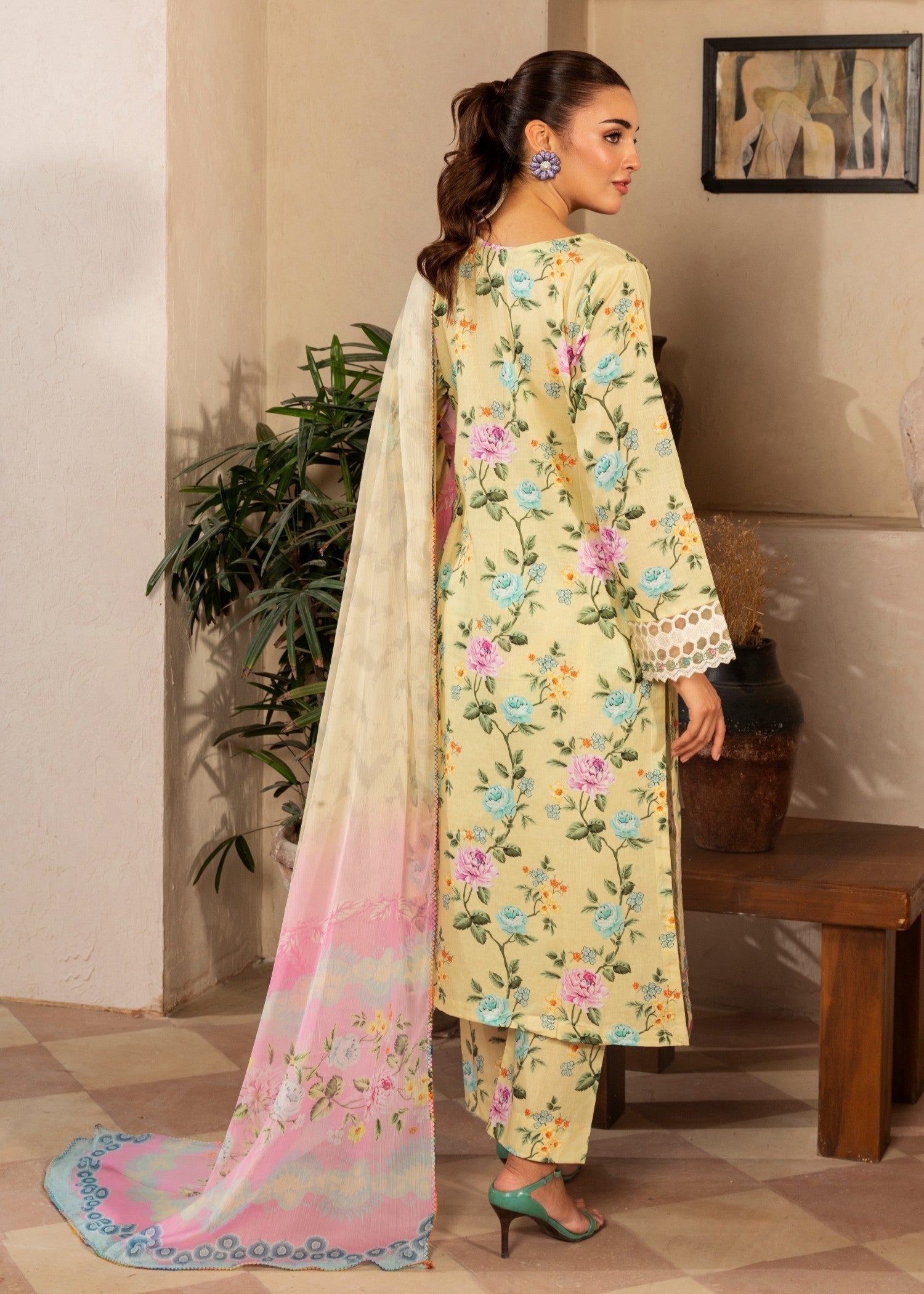 Polawn PD LAWN 25 406 | PRET LAWN COLLECTION Women 3pcs