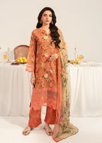 Polawn PD LAWN 25 408 A | PRET LAWN COLLECTION Women 3pcs