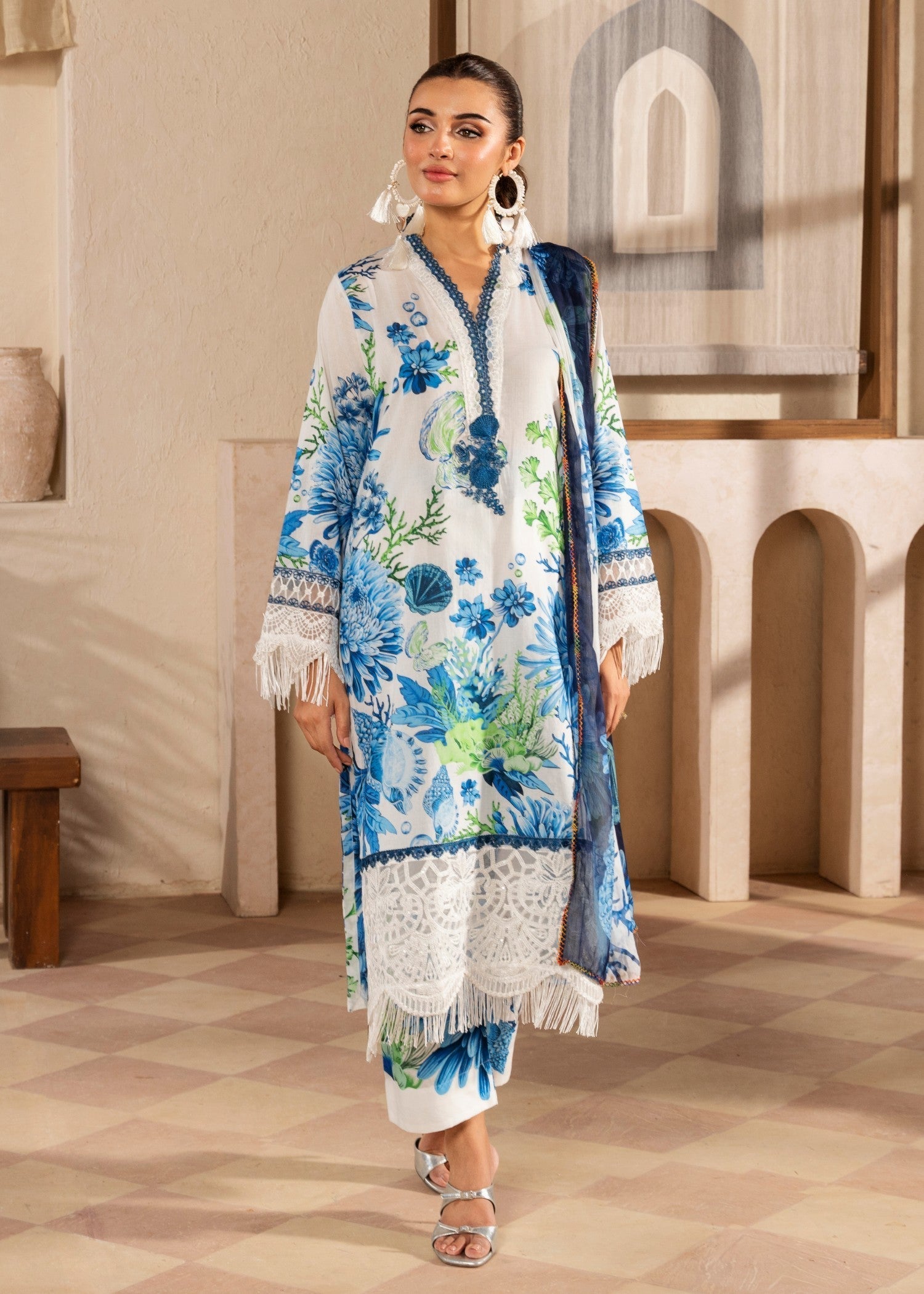 Polawn PD LAWN 25 409 B | PRET LAWN COLLECTION Women 3pcs
