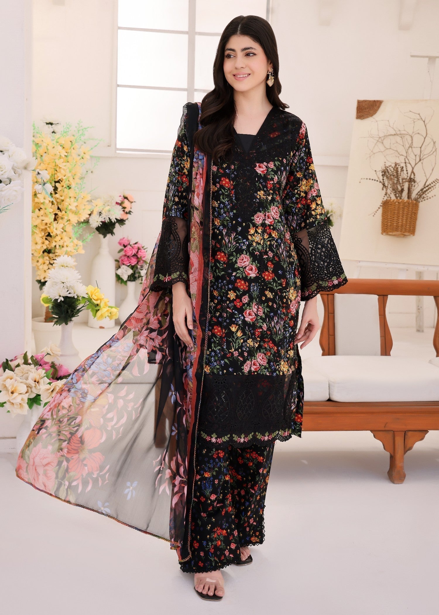 Polawn PD LAWN 25 413 B | PRET LAWN COLLECTION Women 3pcs