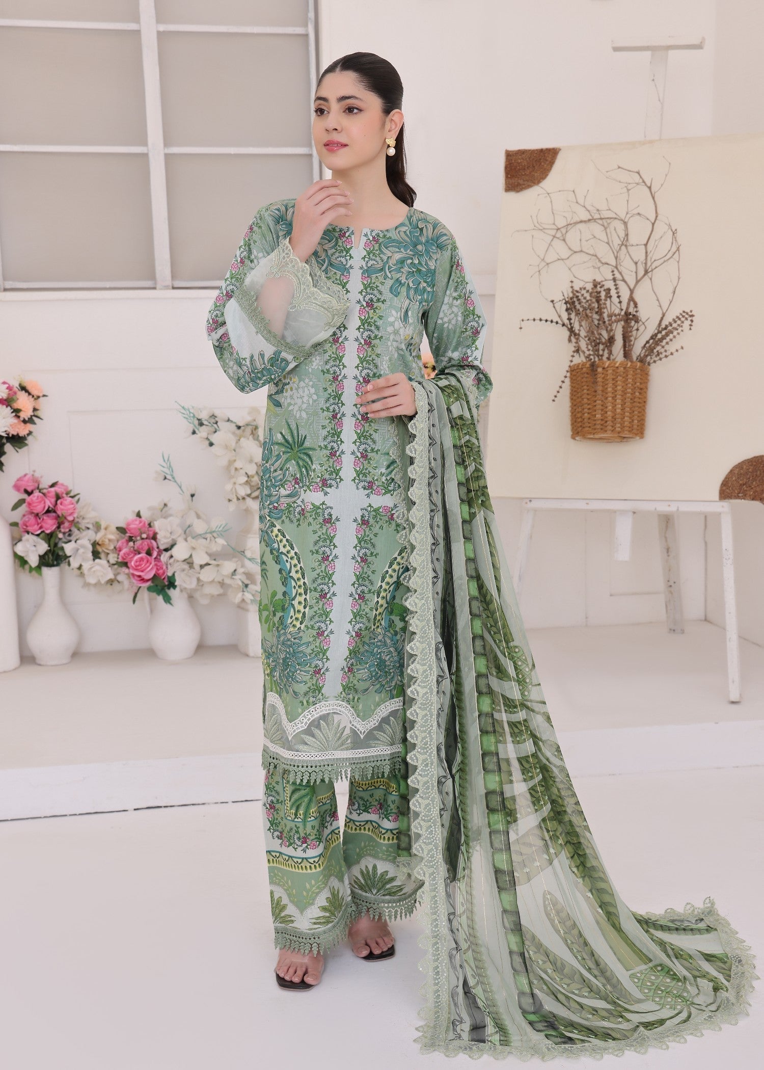 Polawn PD LAWN 25 415 A | PRET LAWN COLLECTION Women 3pcs