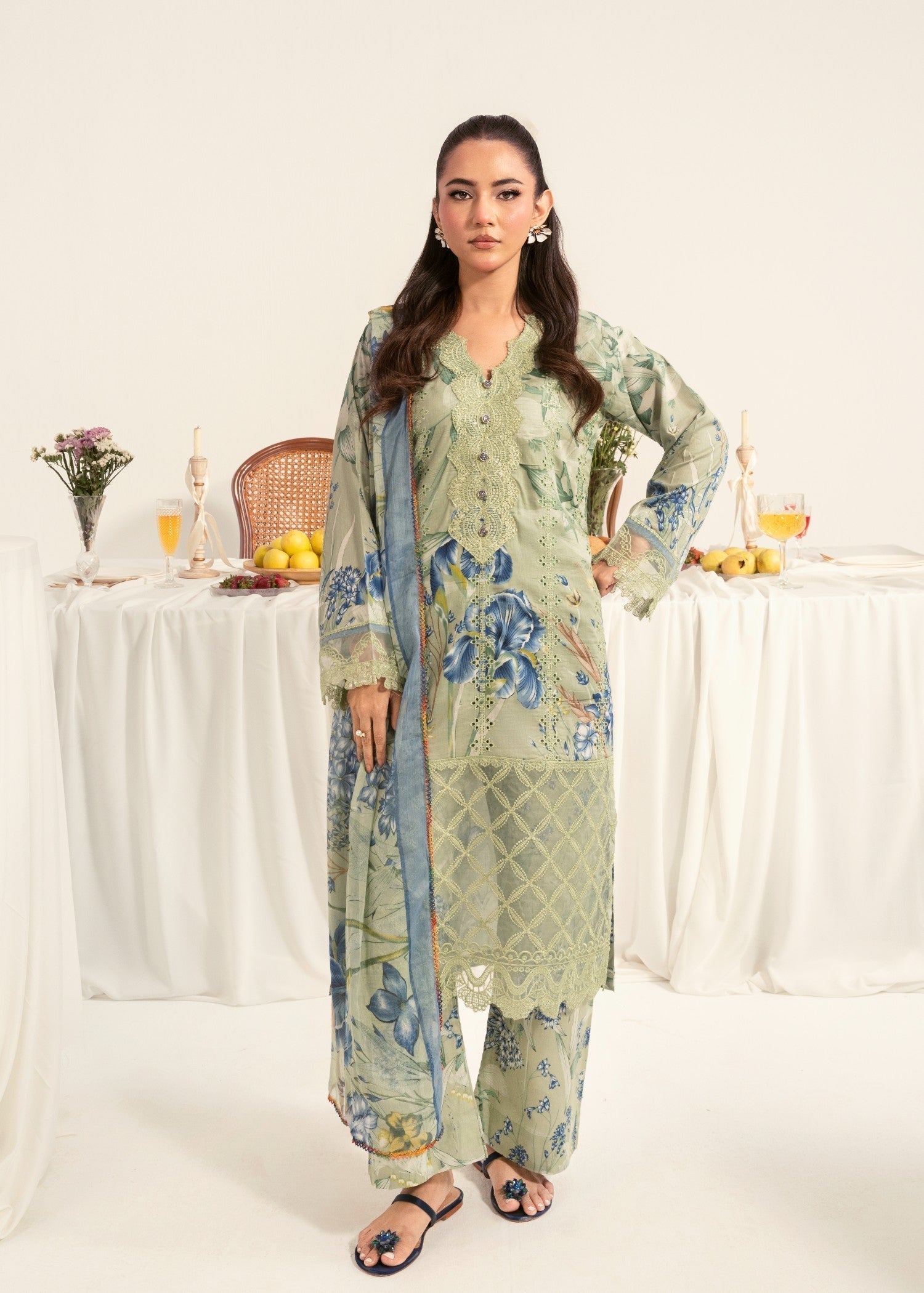 Polawn PD LAWN 25 417 B | PRET LAWN COLLECTION Women 3pcs