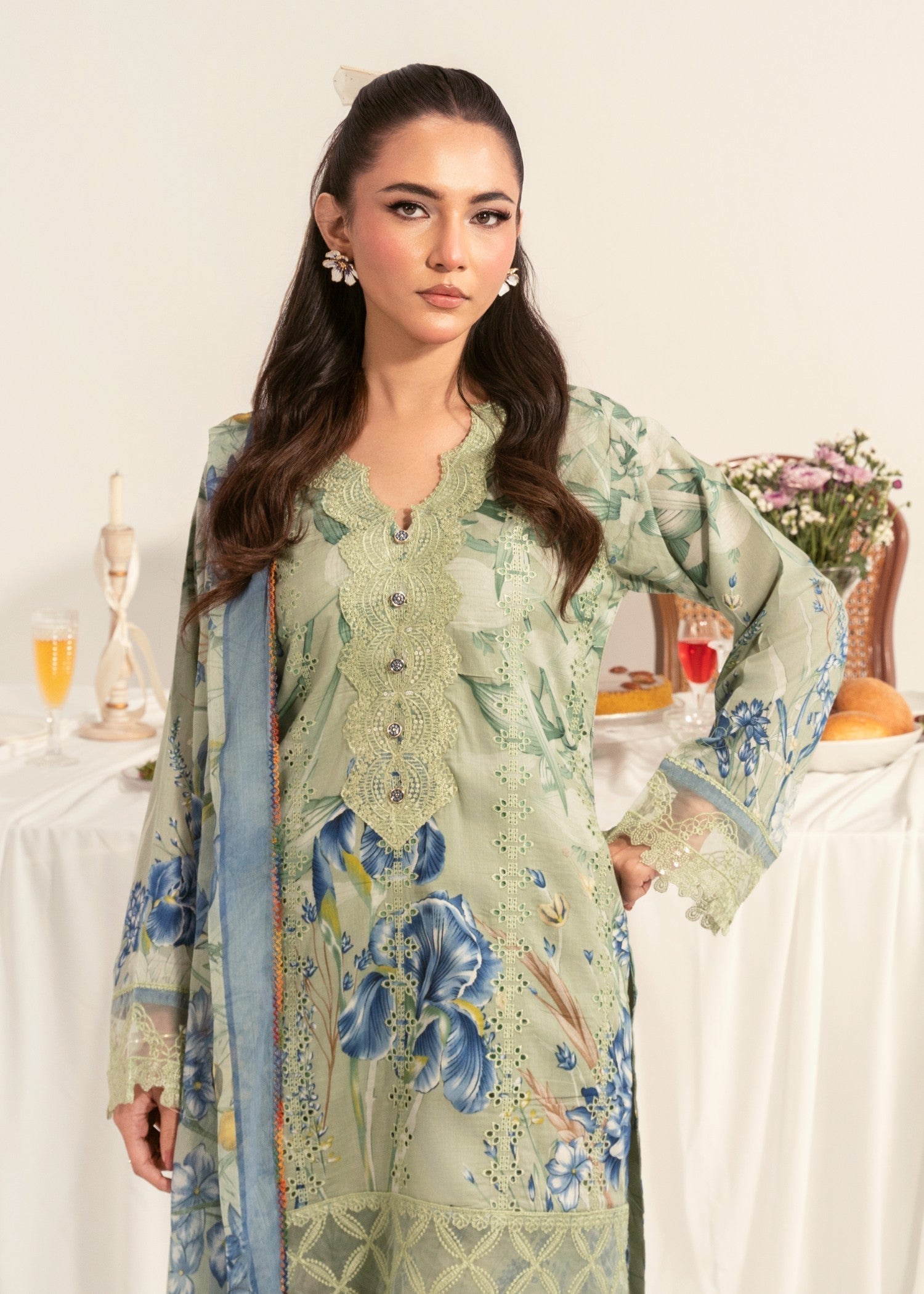 Polawn PD LAWN 25 417 B | PRET LAWN COLLECTION Women 3pcs
