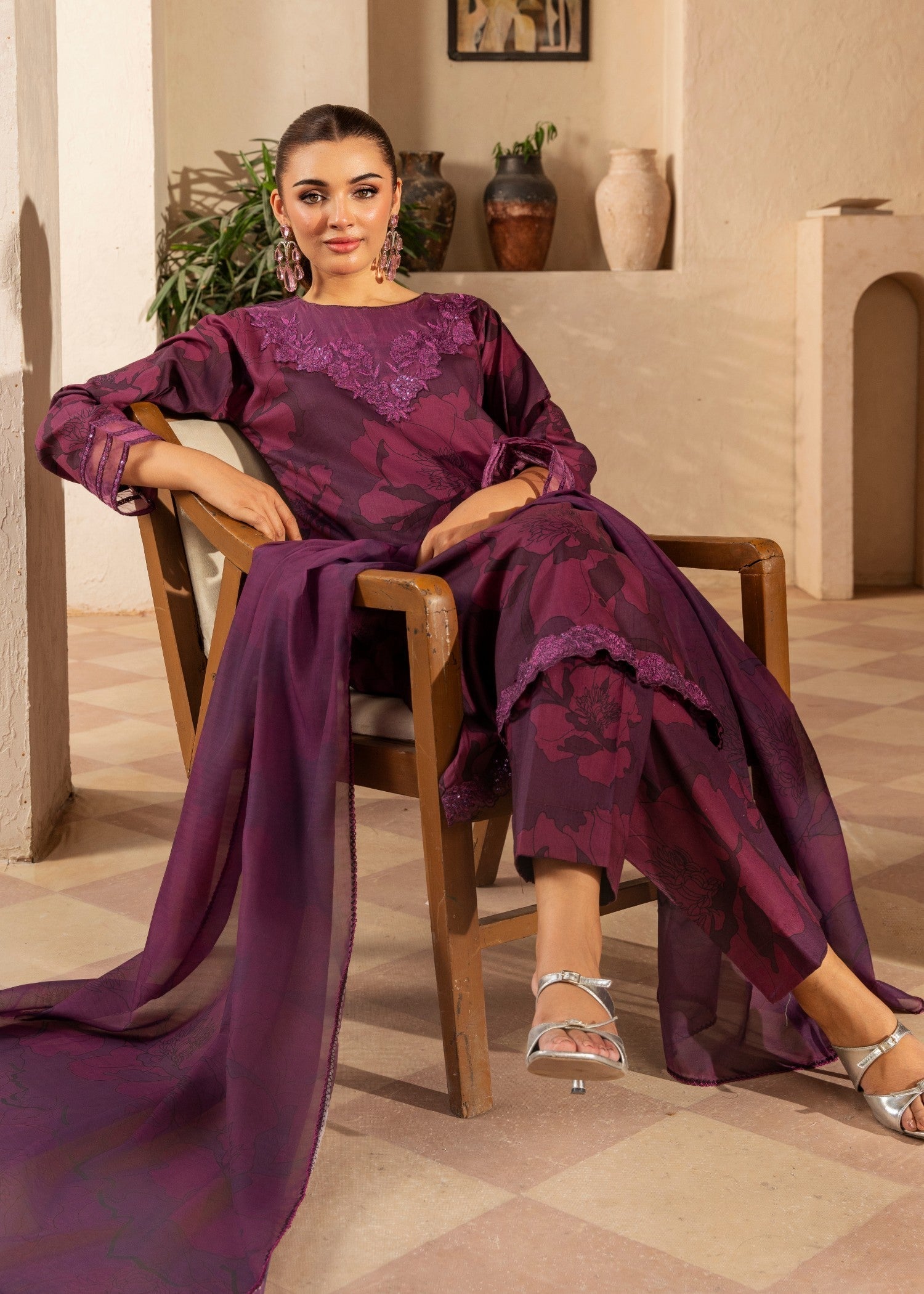 Polawn PD LAWN 25 422 A | PRET LAWN COLLECTION Women 3pcs
