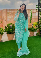 Amber Imran Official Turquoise Women 3pcs