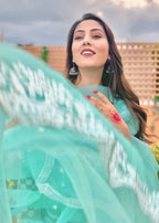 Amber Imran Official Turquoise Women 3pcs