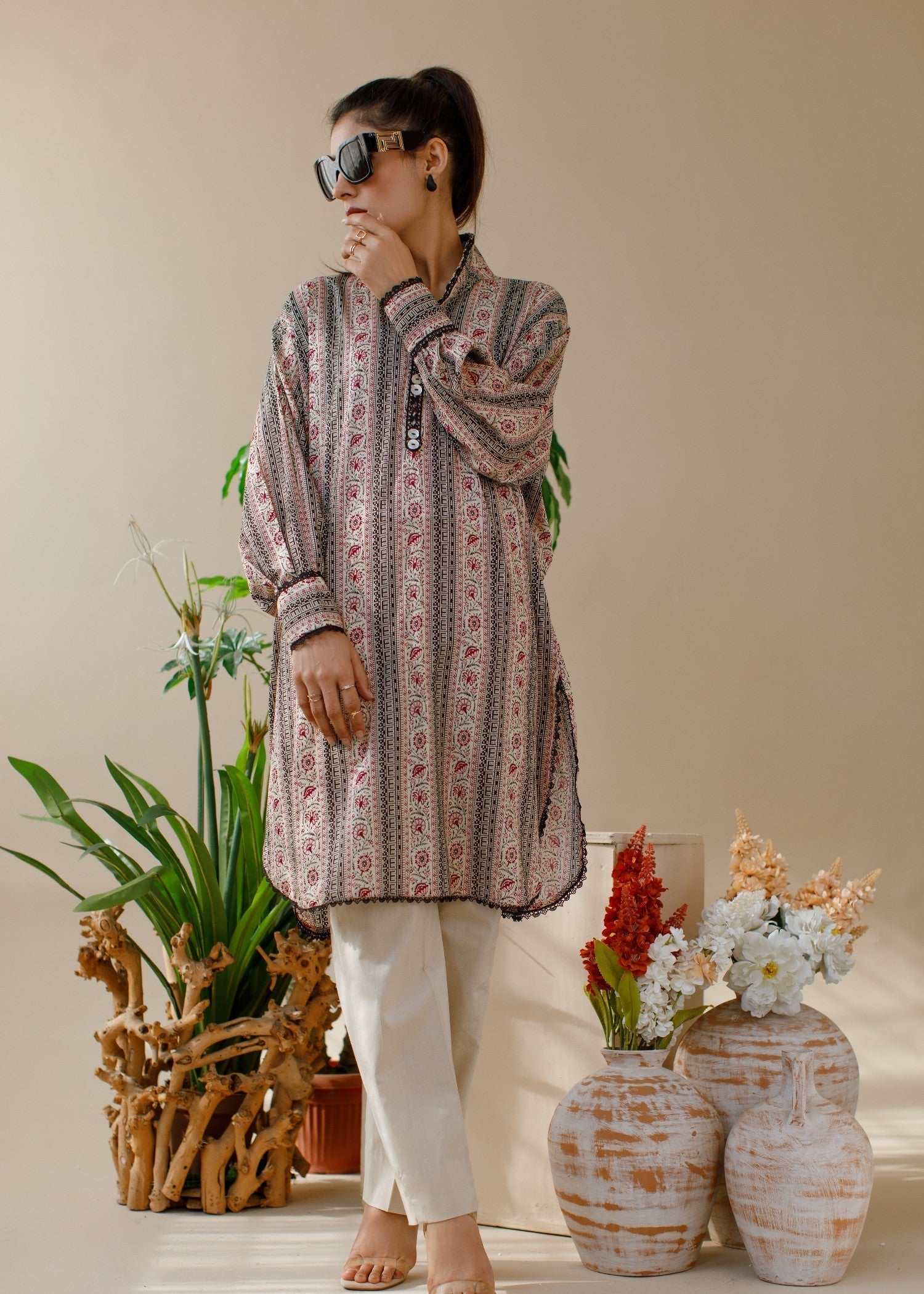 Ombrella Official Floral Co ord Set Women 2pcs