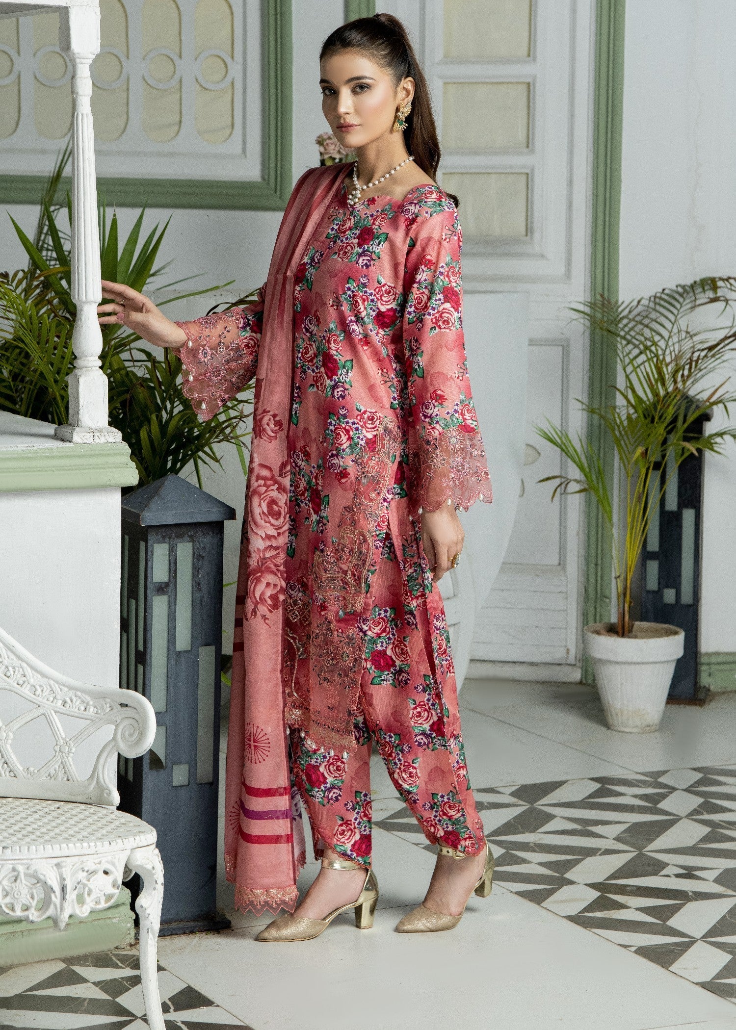 She Edge SE SUM25 00006 PINK COLORS PRINTED Women 3pcs