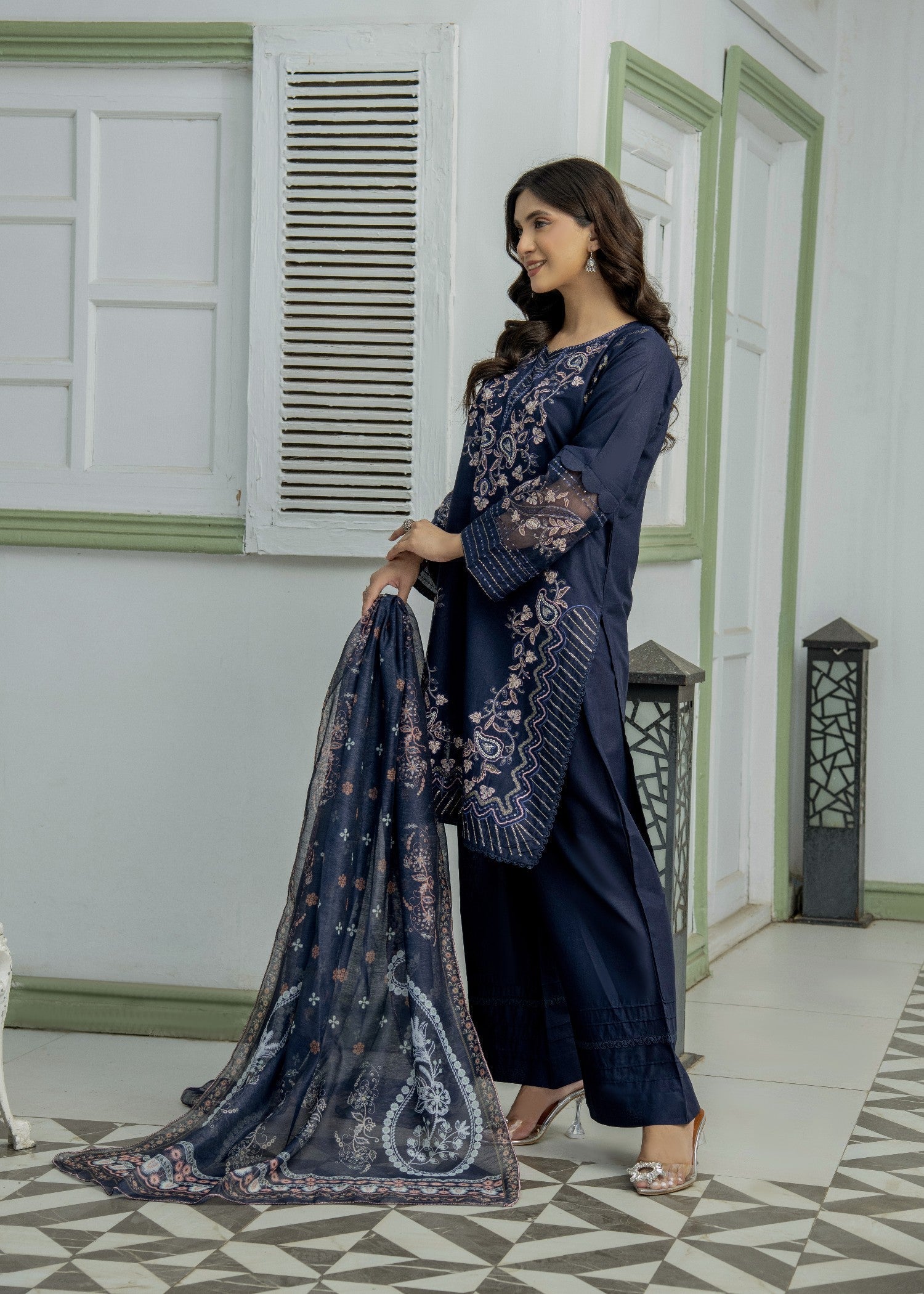 She Edge SE SUM25 00004 NAVY BLUE Women 3pcs