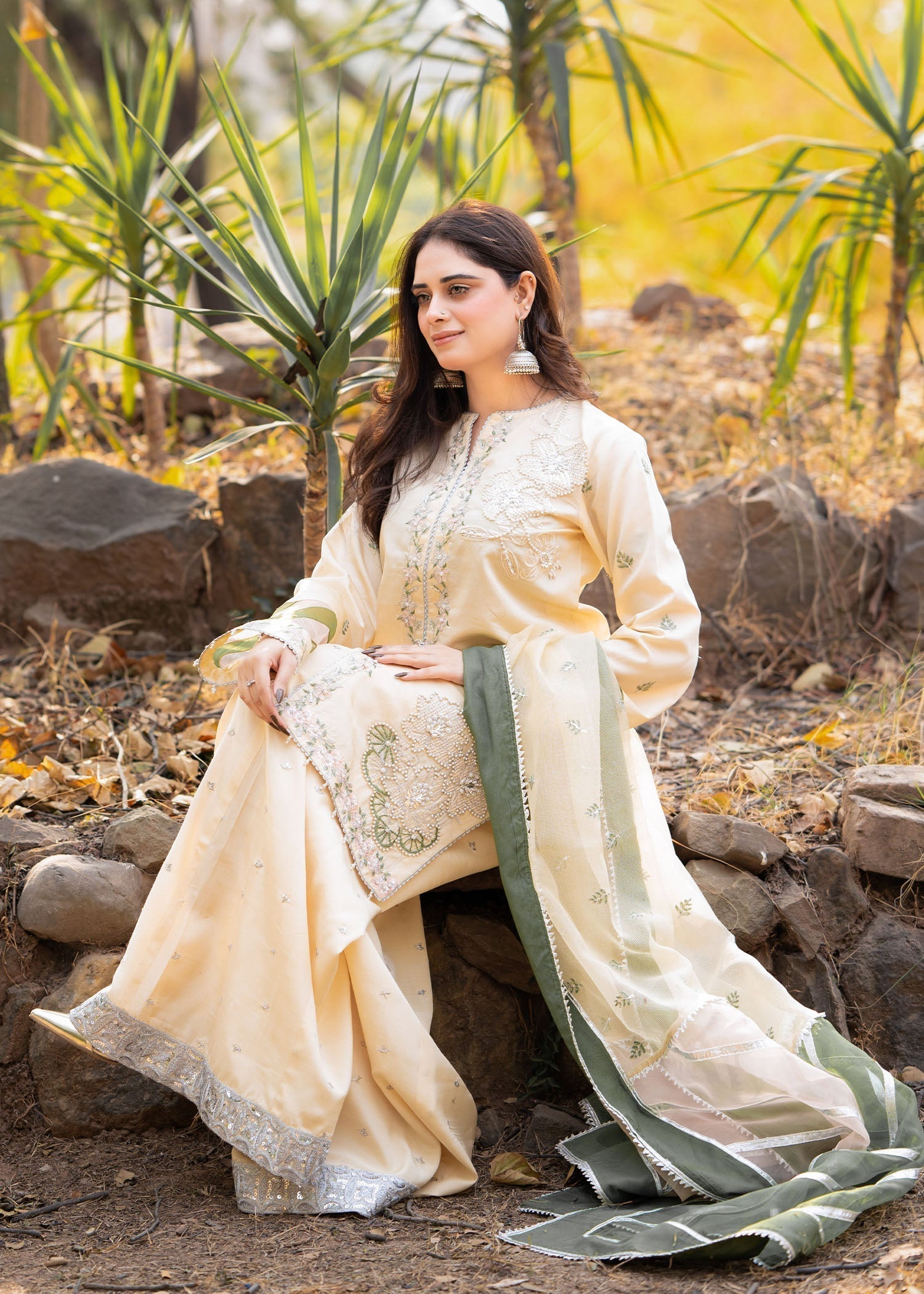Fozia Khalid ruhab Women 3pcs