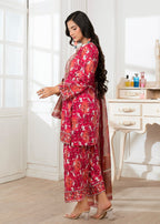 Hoorwani Begonia Maroon Women 3pcs