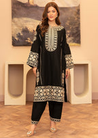 Sahibas By Mirza Rollin Black Women 2pcs