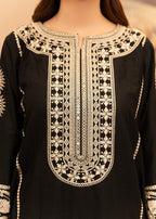 Sahibas By Mirza Rollin Black Women 2pcs