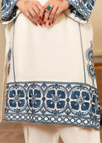 Sahibas By Mirza Rollin White Women 2pcs